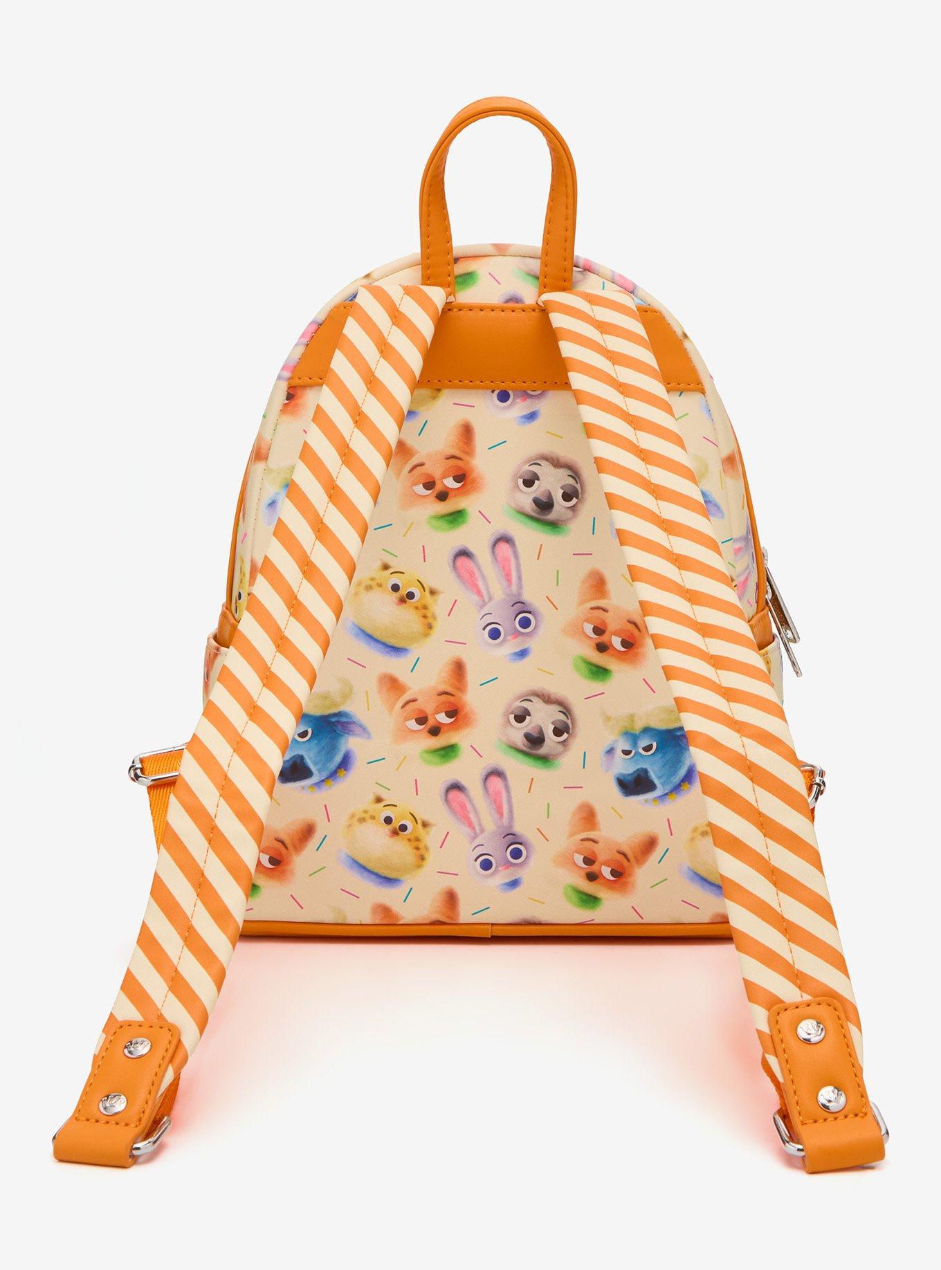 Loungefly Zootopia Nick Cotton Candy Mini Backpack, , alternate