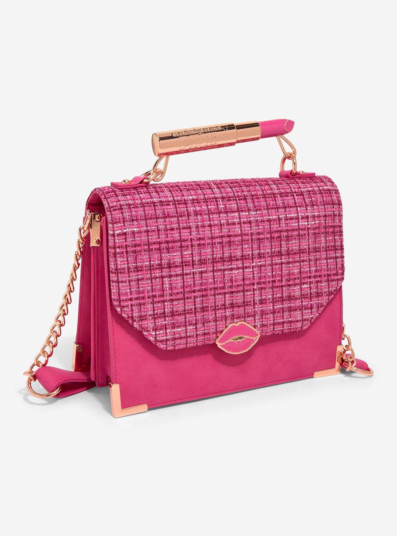 Loungefly Mean Girls Pink Lipstick Crossbody Bag, , hi-res
