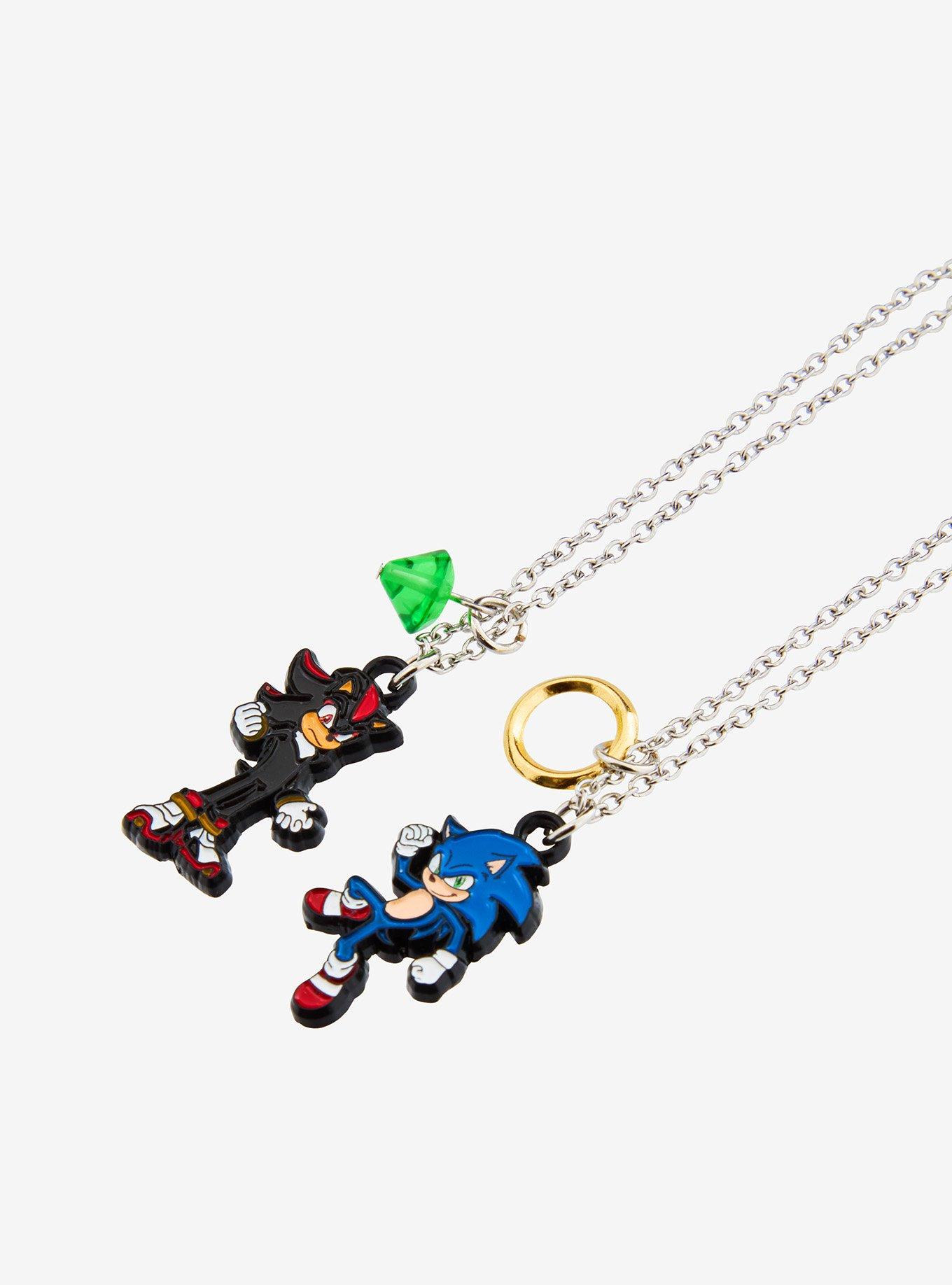 Sonic The Hedgehog 3 Sonic & Shadow Icon Best Friend Necklace Set, , alternate