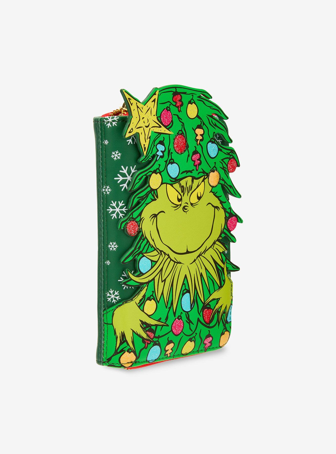 Loungefly How The Grinch Stole Christmas! Tree Mini Zipper Wallet, , hi-res