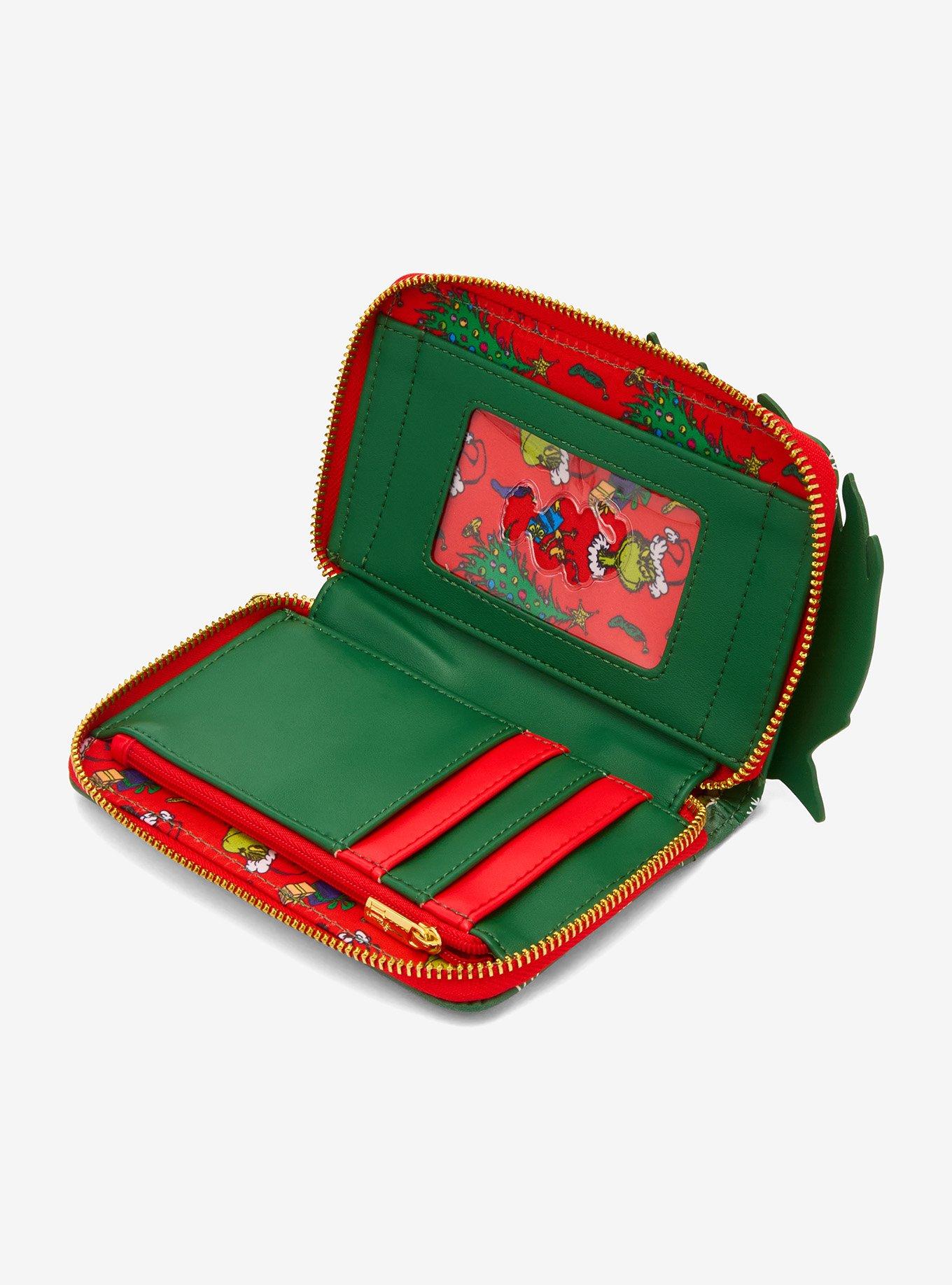 Loungefly How The Grinch Stole Christmas! Tree Mini Zipper Wallet, , alternate