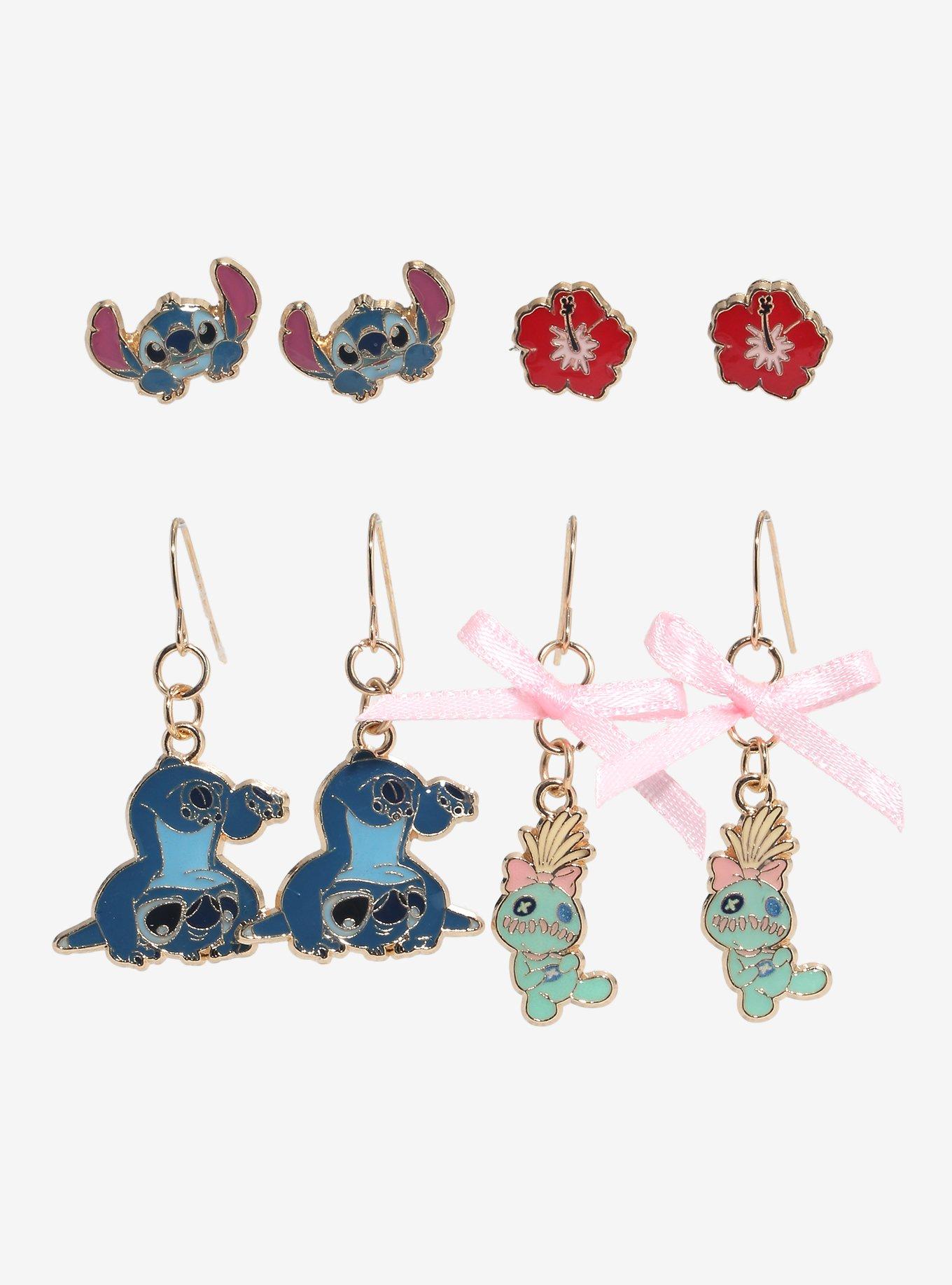 Disney Stitch & Scrump Earring Set, , hi-res