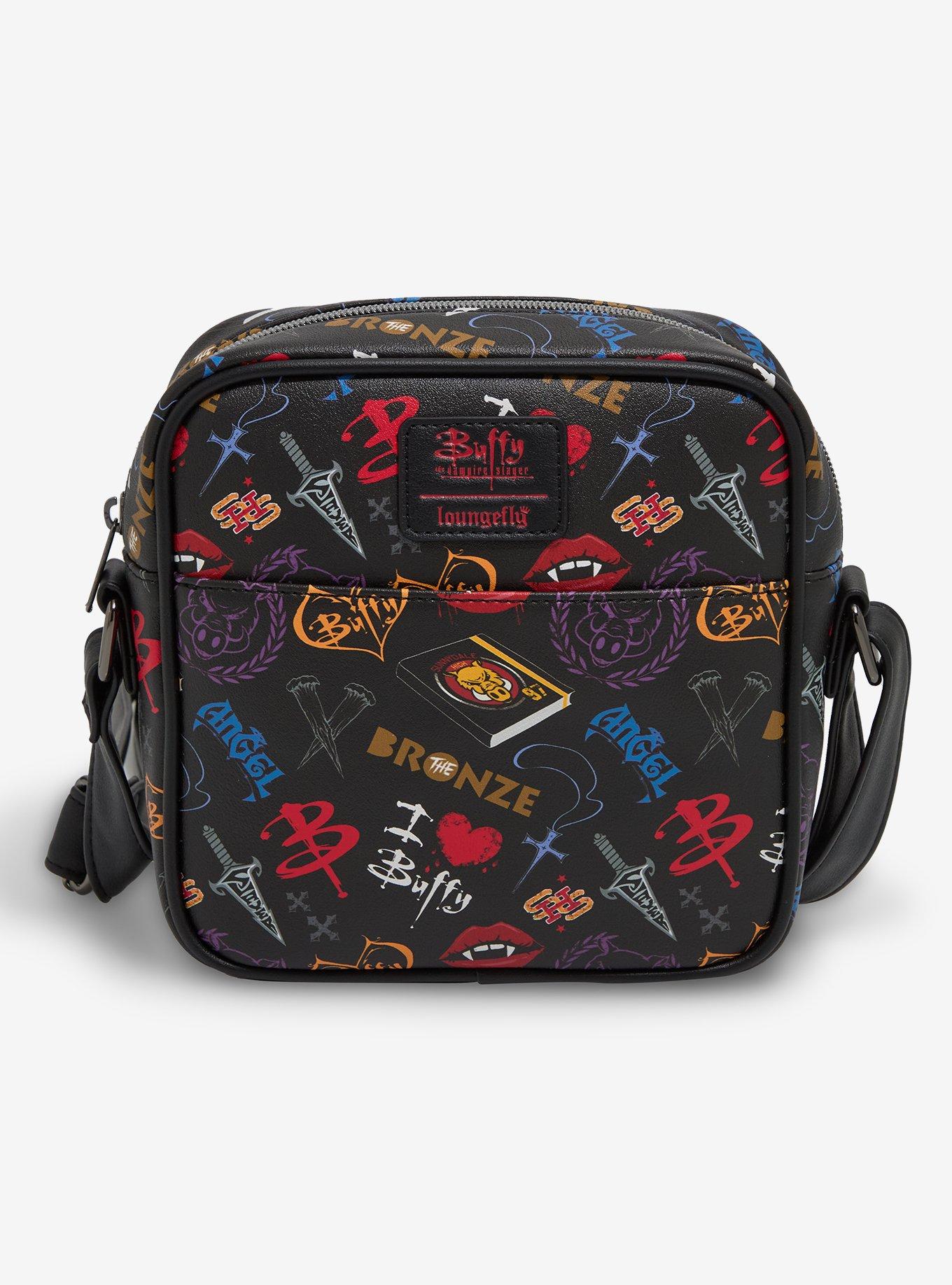 Loungefly Buffy The Vampire Slayer Icons Crossbody Bag, , alternate
