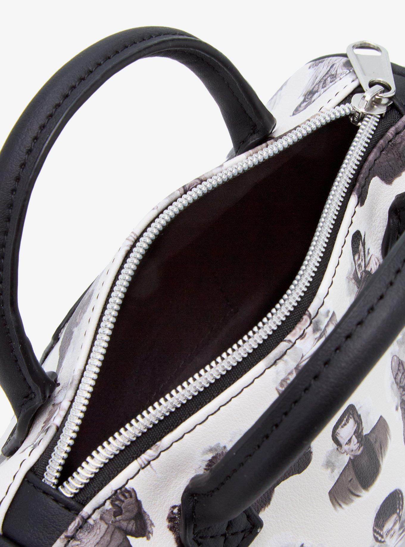 Loungefly Universal Monsters Black & White Crossbody Bag, , alternate