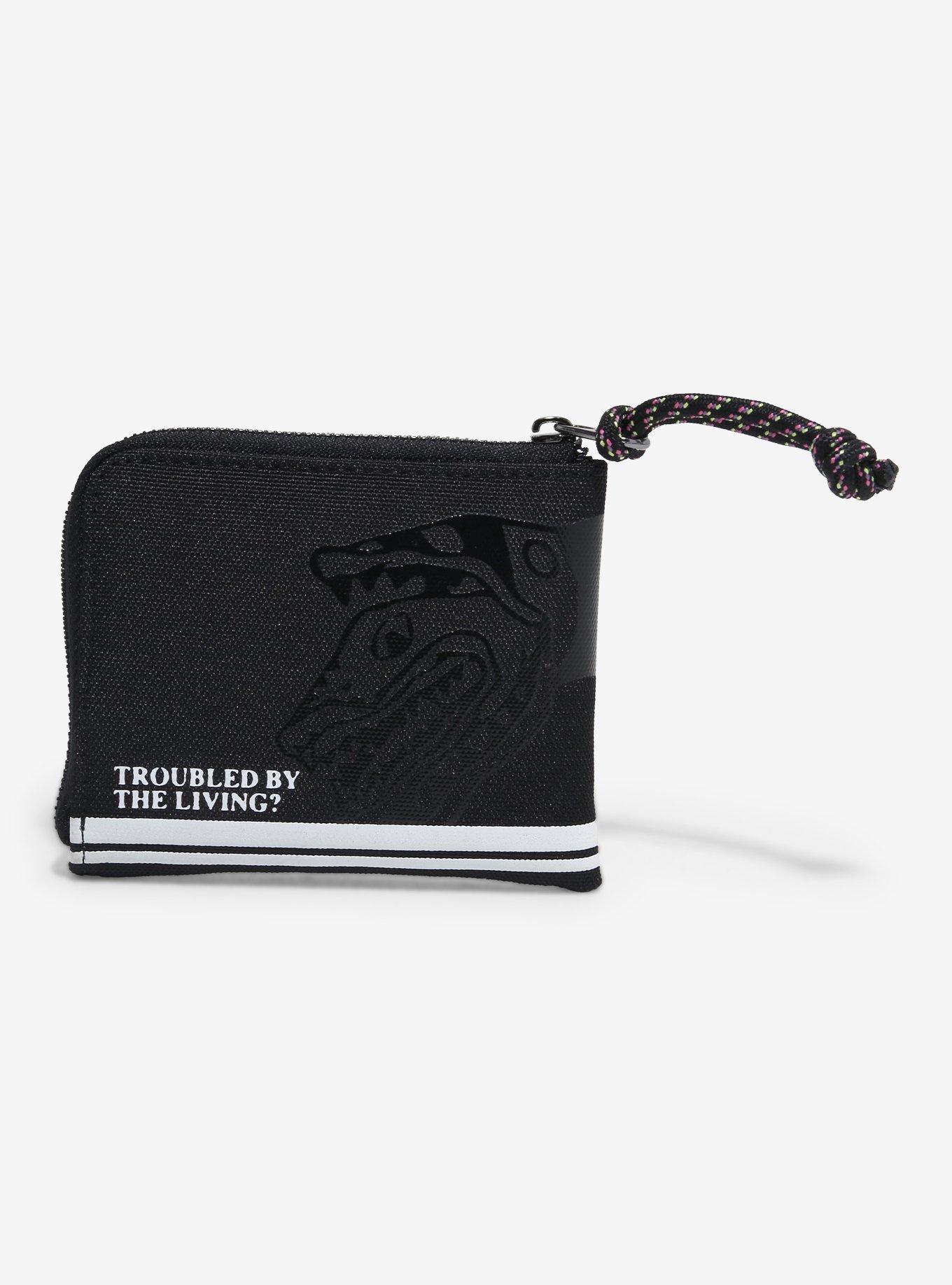Beetlejuice Never Trust The Living Mini Zipper Wallet, , hi-res