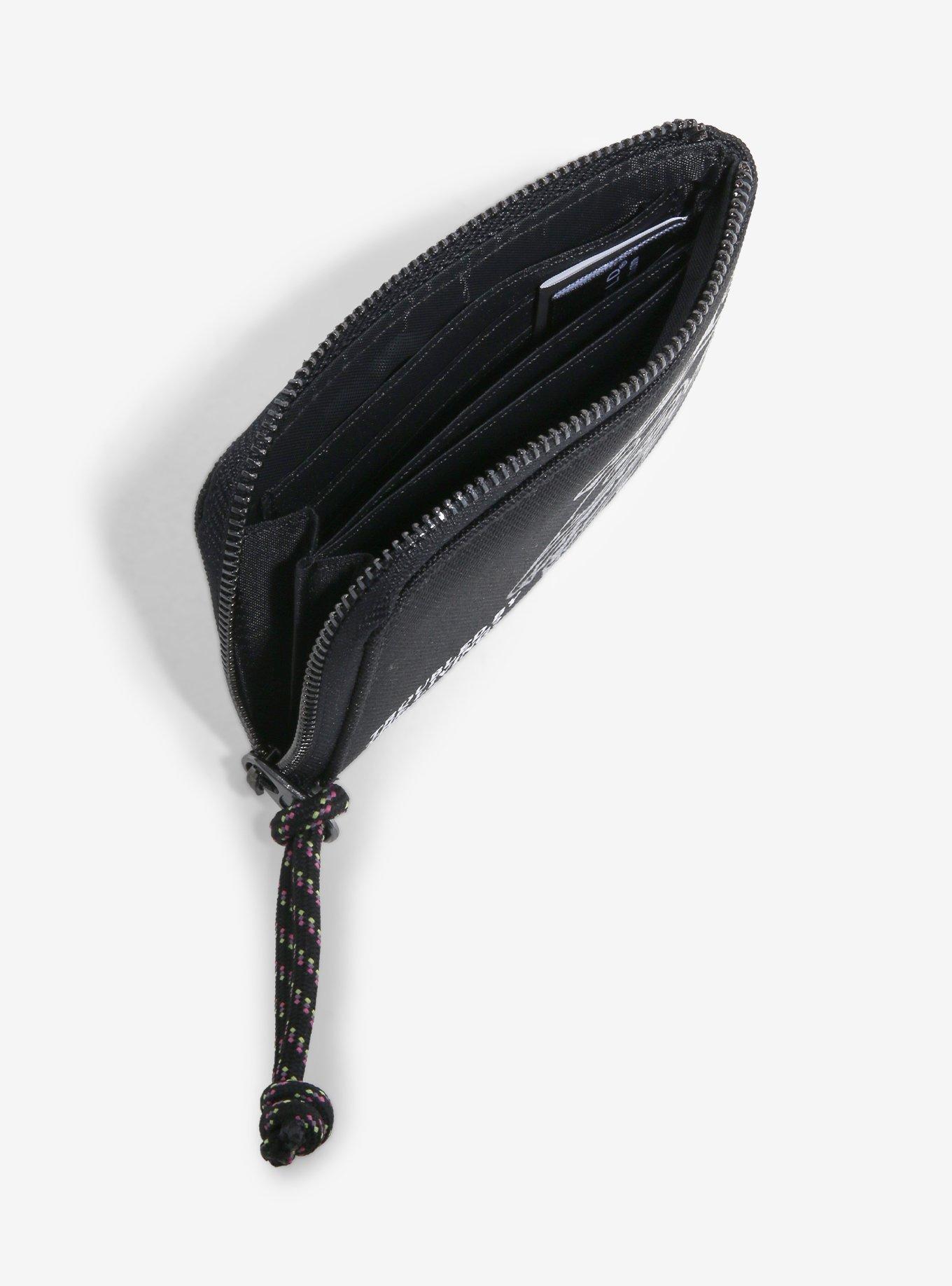 Beetlejuice Never Trust The Living Mini Zipper Wallet