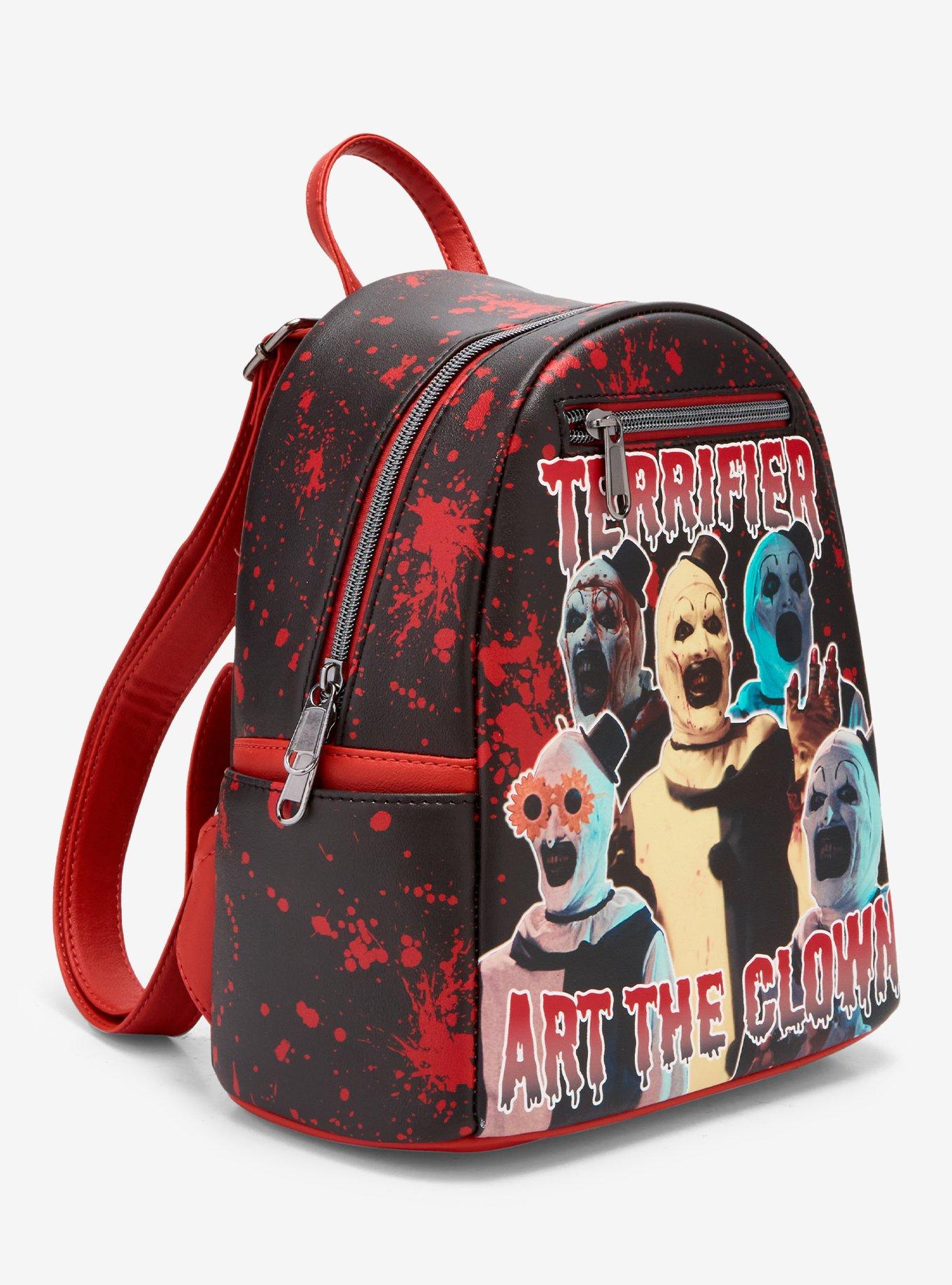 Loungefly Terrifier Art The Clown Splatter Mini Backpack, , hi-res
