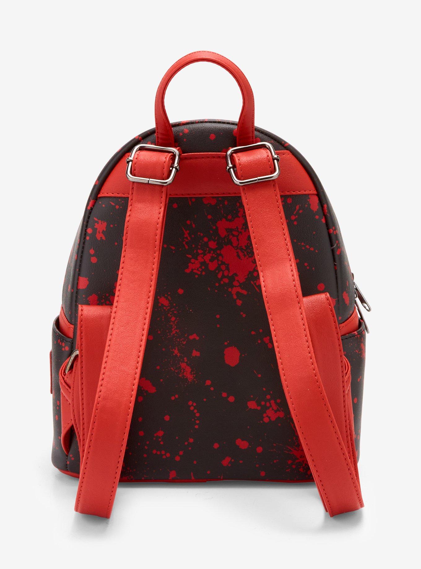 Loungefly Terrifier Art The Clown Splatter Mini Backpack, , alternate