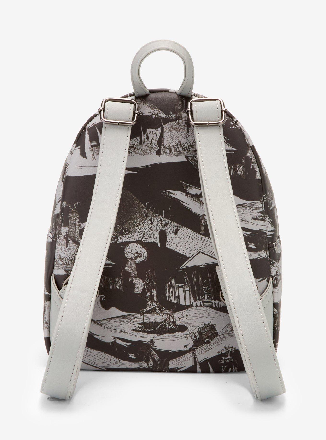 Loungefly The Nightmare Before Christmas Jack RIP Mini Backpack, , alternate