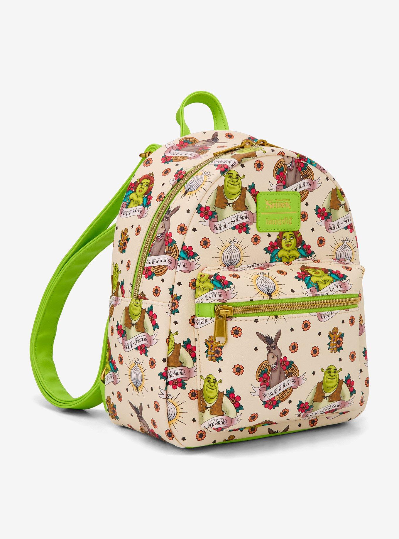 Loungefly Shrek Tattoo Art Mini Backpack, , hi-res