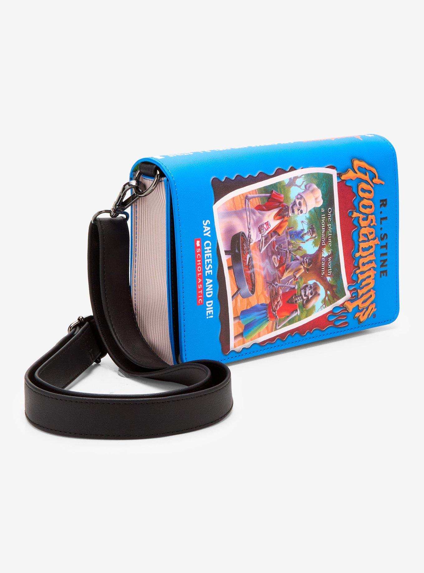 Loungefly Goosebumps Say Cheese And Die! Book Crossbody Bag, , hi-res