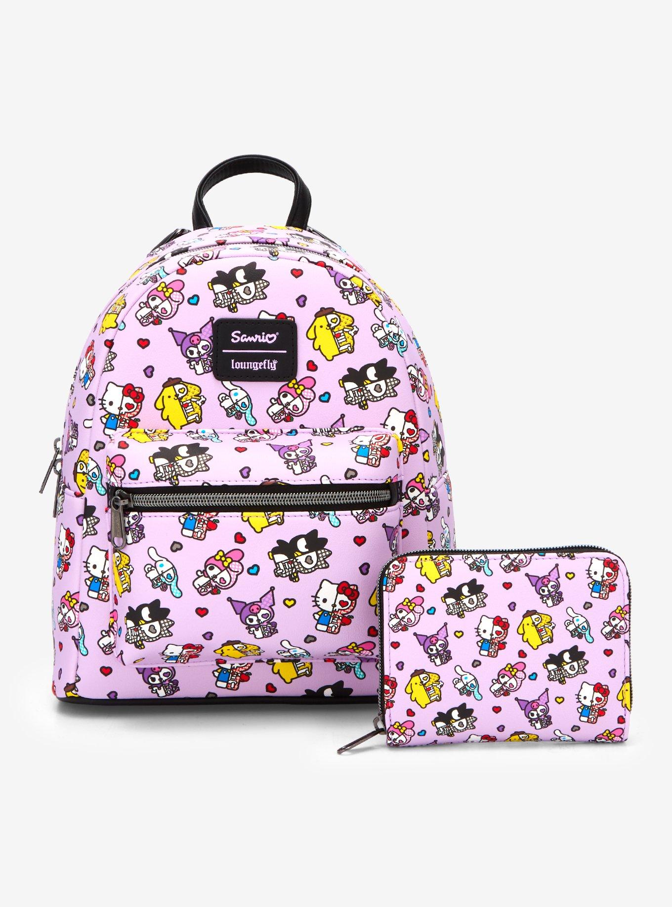 Loungefly Hello Kitty And Friends Half Skeleton Mini Backpack, , alternate