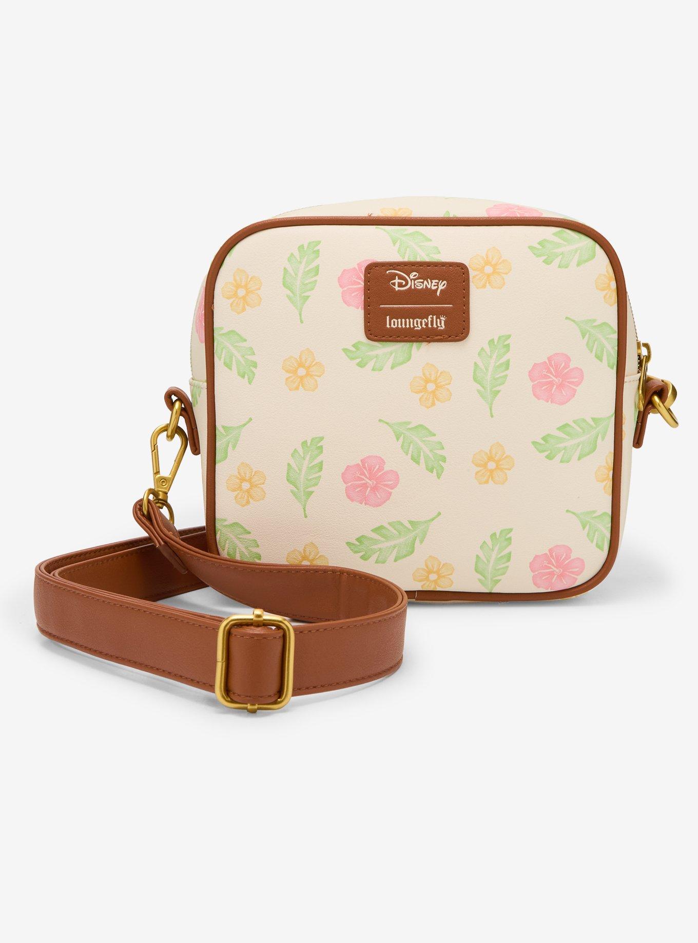 Loungefly Disney Stitch Floral Camera Crossbody Bag, , alternate