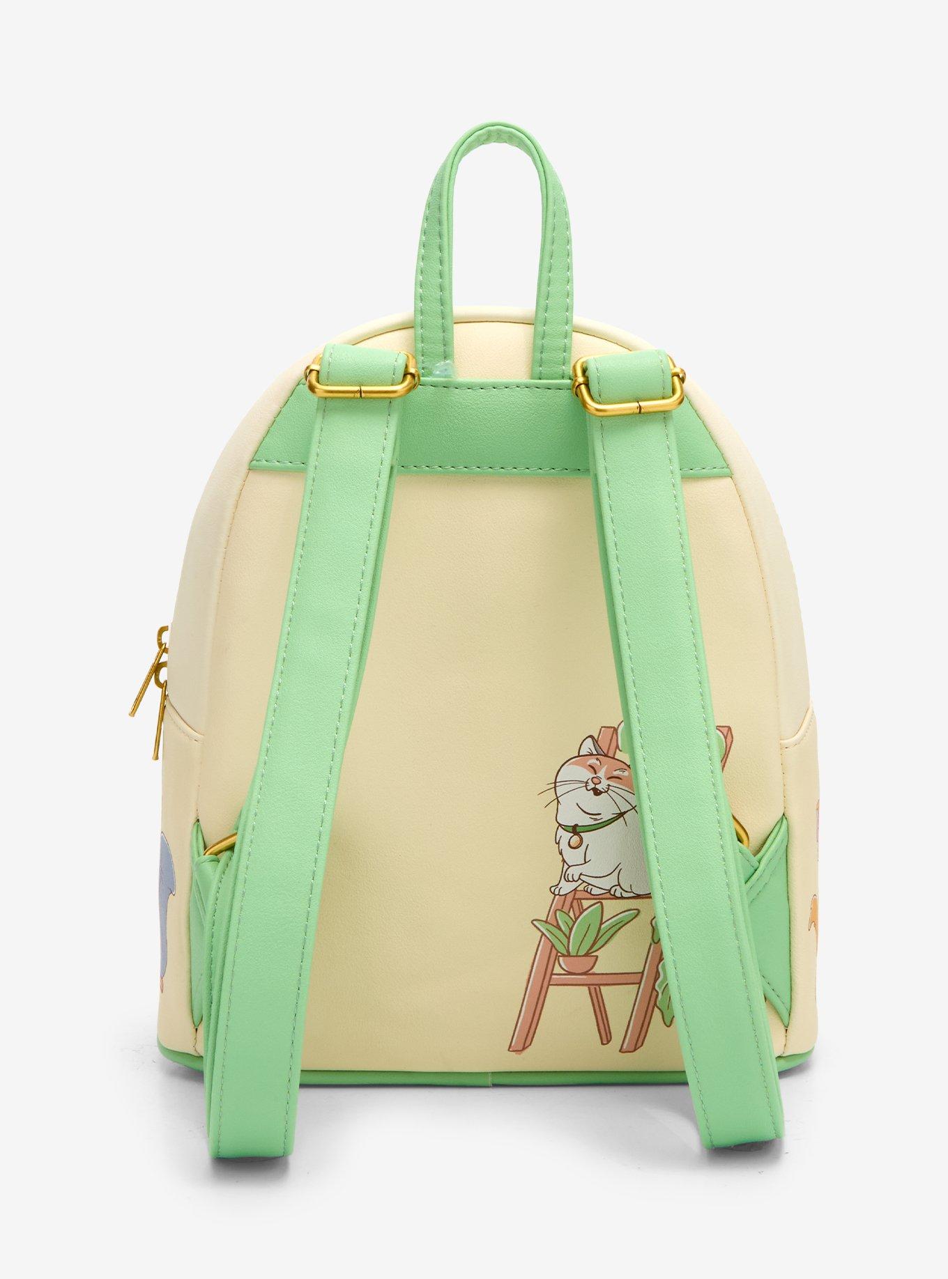Loungefly Disney Cats & Plants Mini Backpack, , alternate