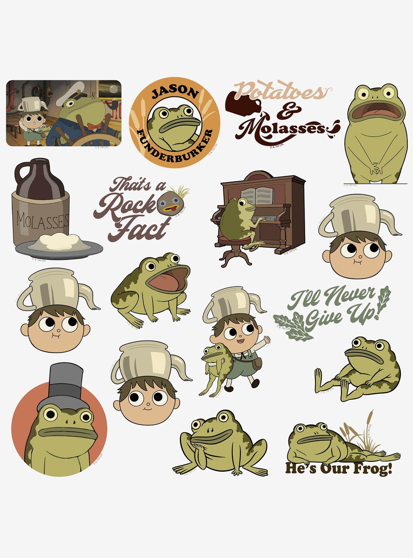 Over The Garden Wall Greg and Frog 100ct Sticker Pack, , alternate
