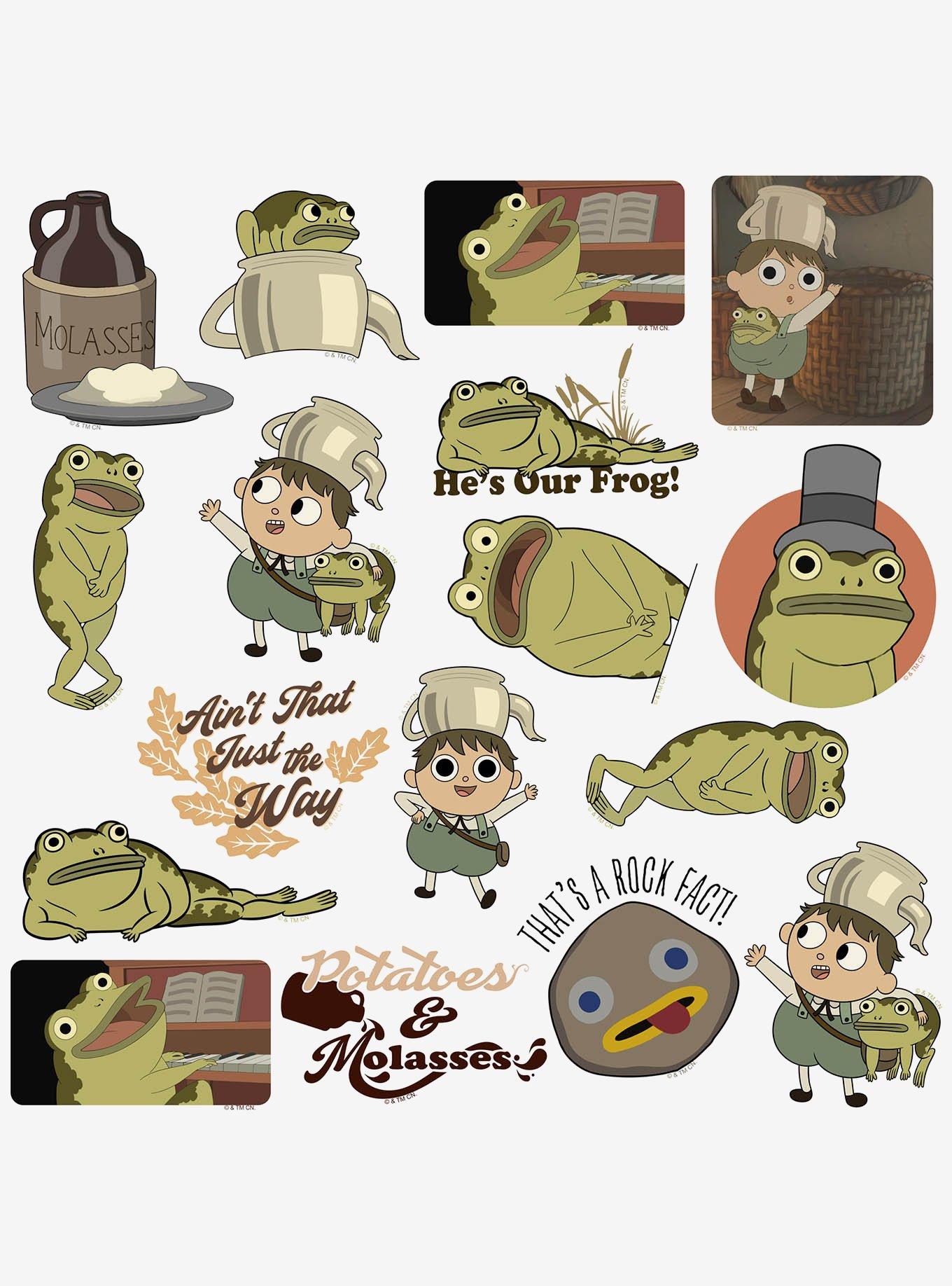 Over The Garden Wall Greg and Frog 100ct Sticker Pack, , alternate