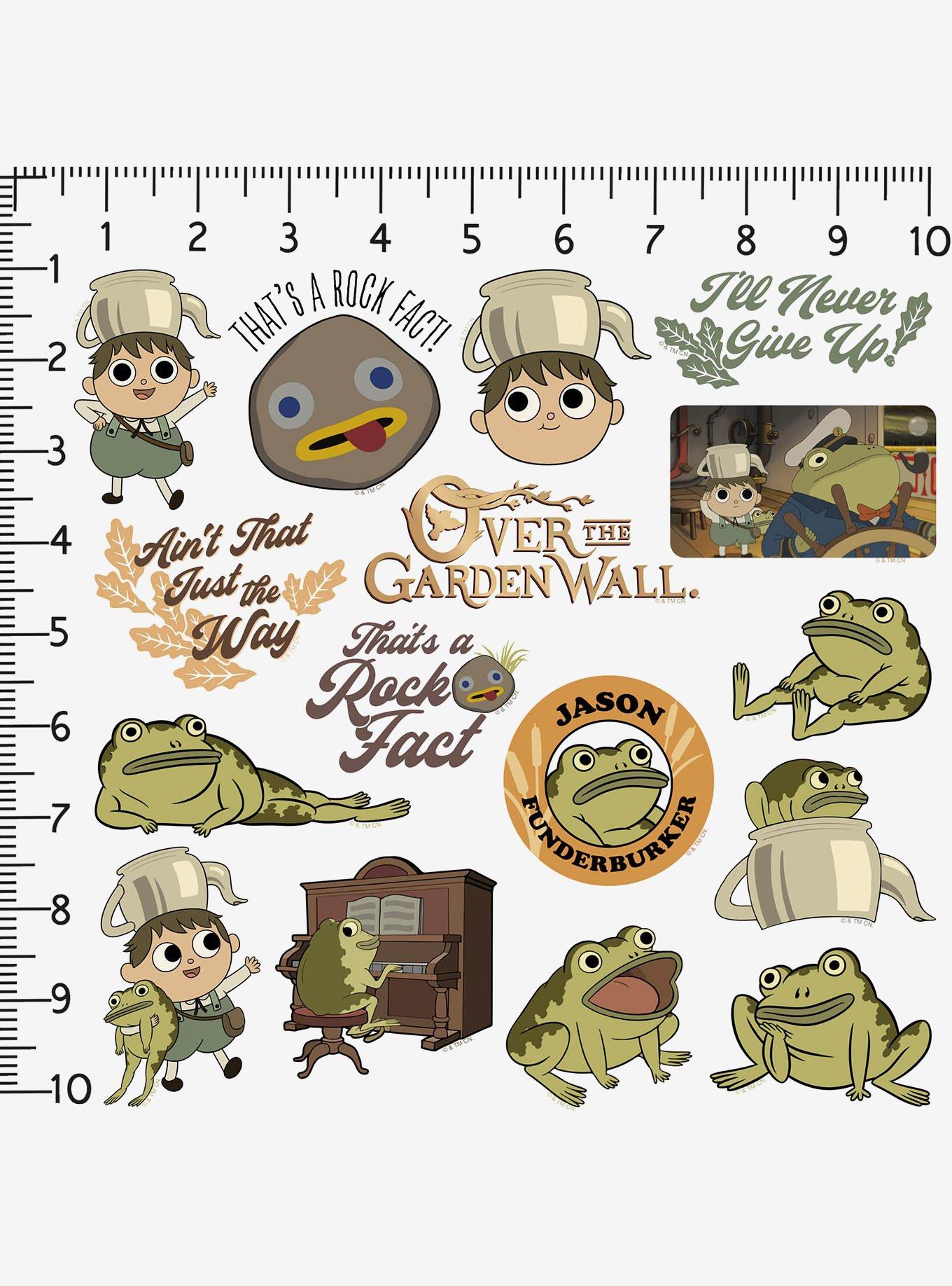 Over The Garden Wall Greg and Frog 100ct Sticker Pack, , alternate