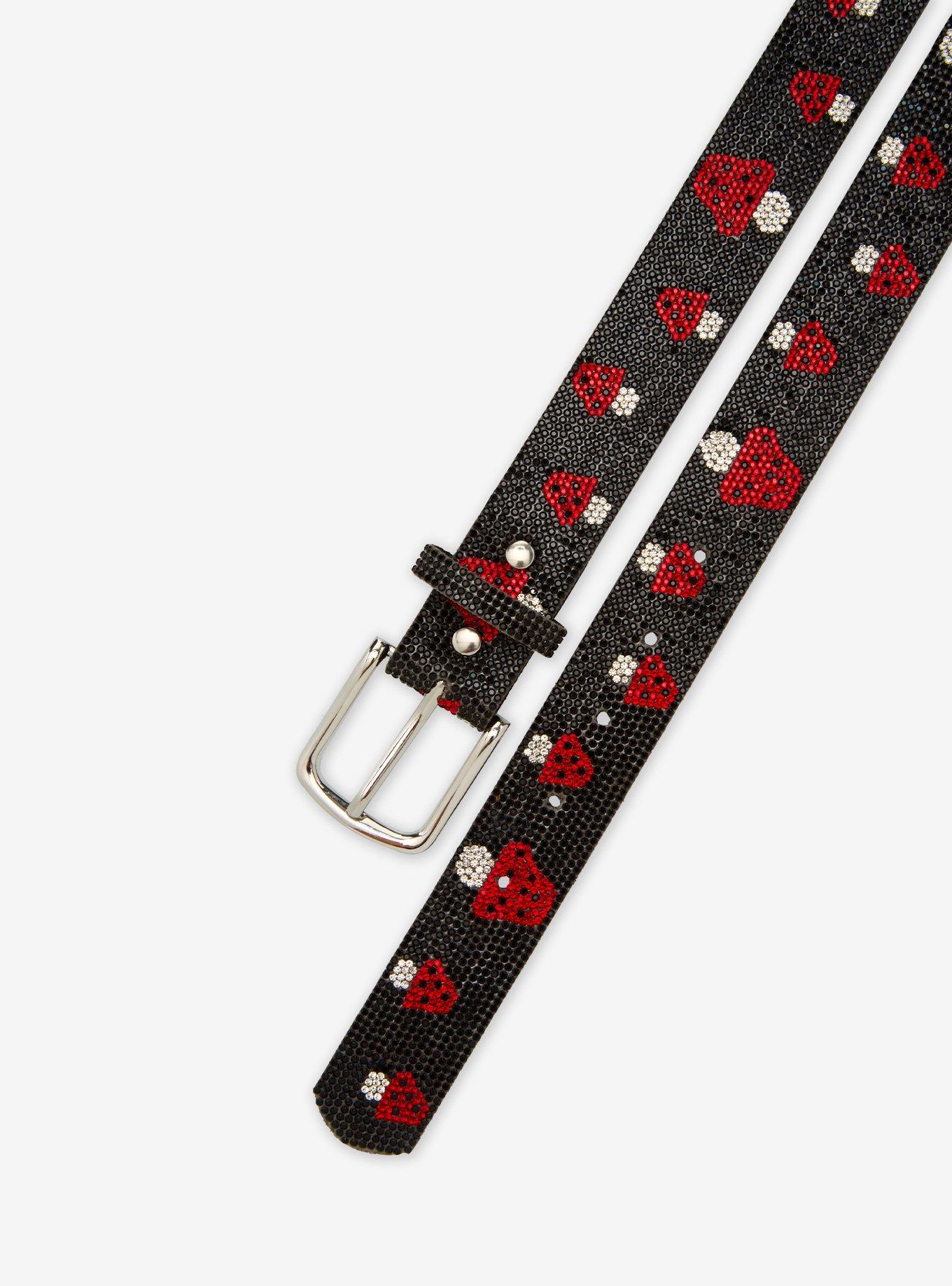 Mushroom Rhinestone Belt, , hi-res