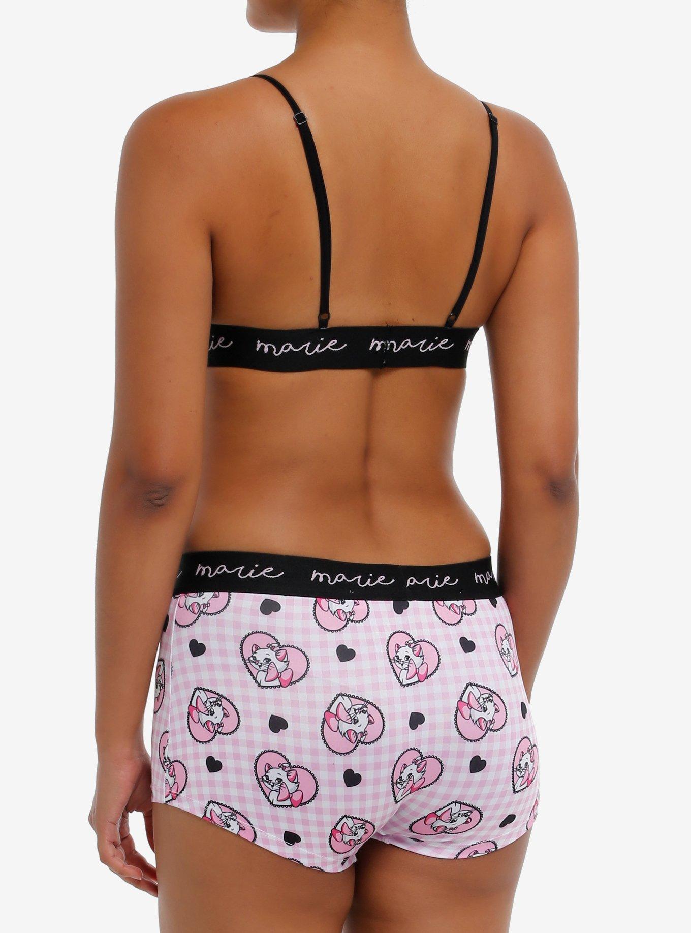 Disney The Aristocats Marie Bra & Boyshort Panty Set, MULTI, alternate