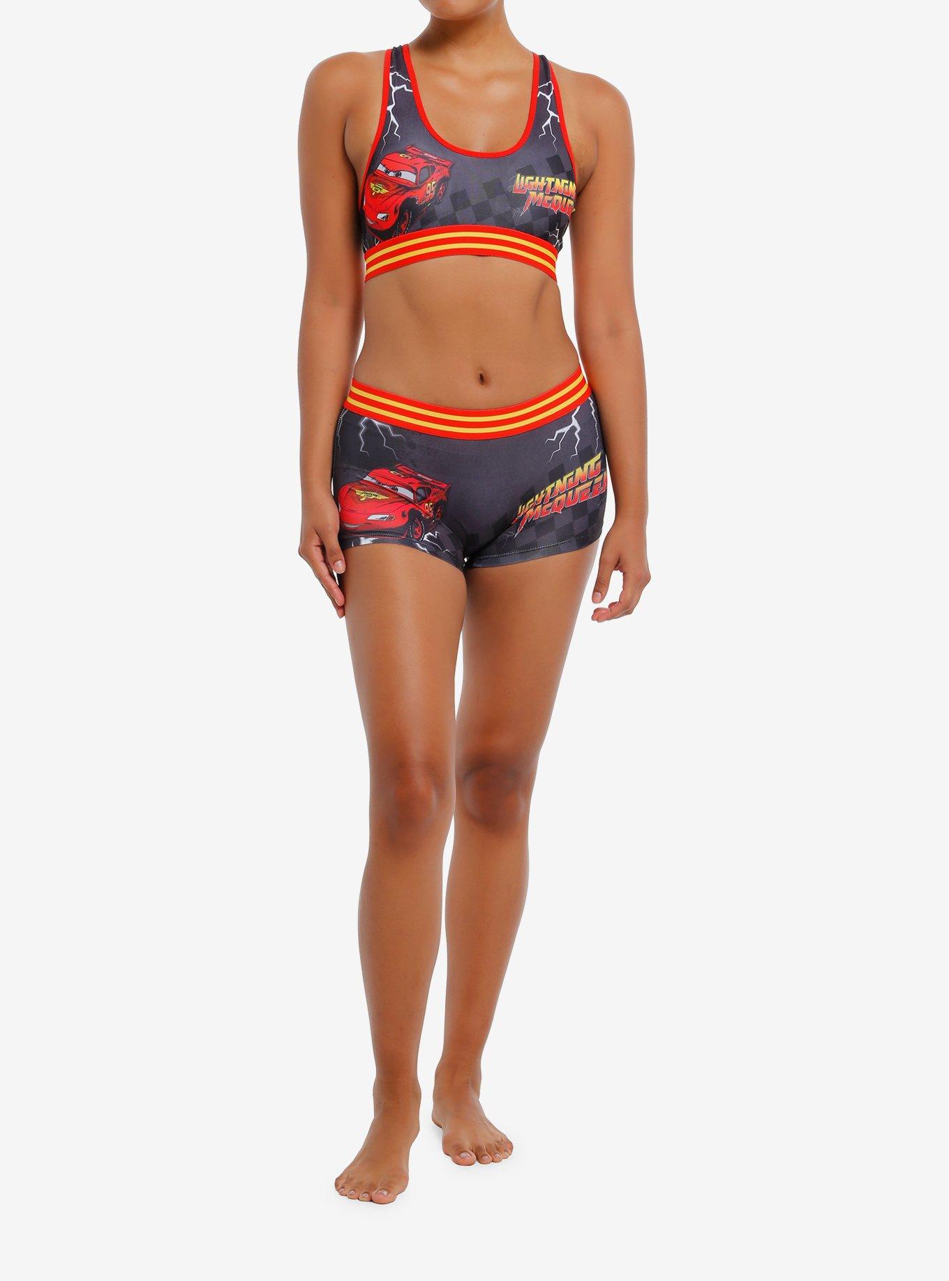 Disney Pixar Cars Lightning McQueen Bra & Boyshort Panty Set, , hi-res