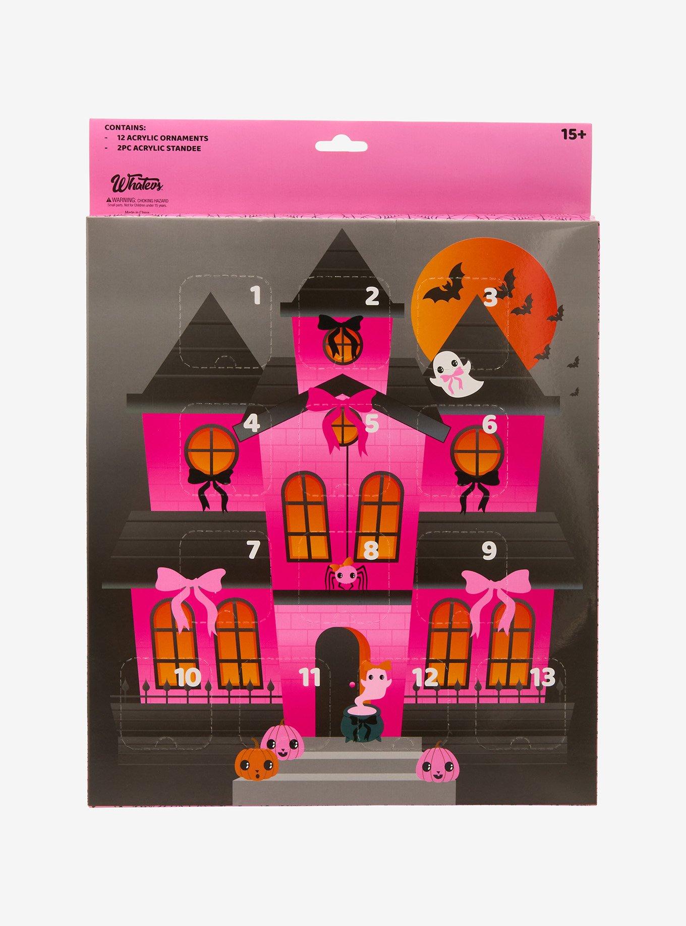 Creepy Cuties Pink-O-Ween 13-Day Halloween Advent Acrylic Ornment Tree, , hi-res
