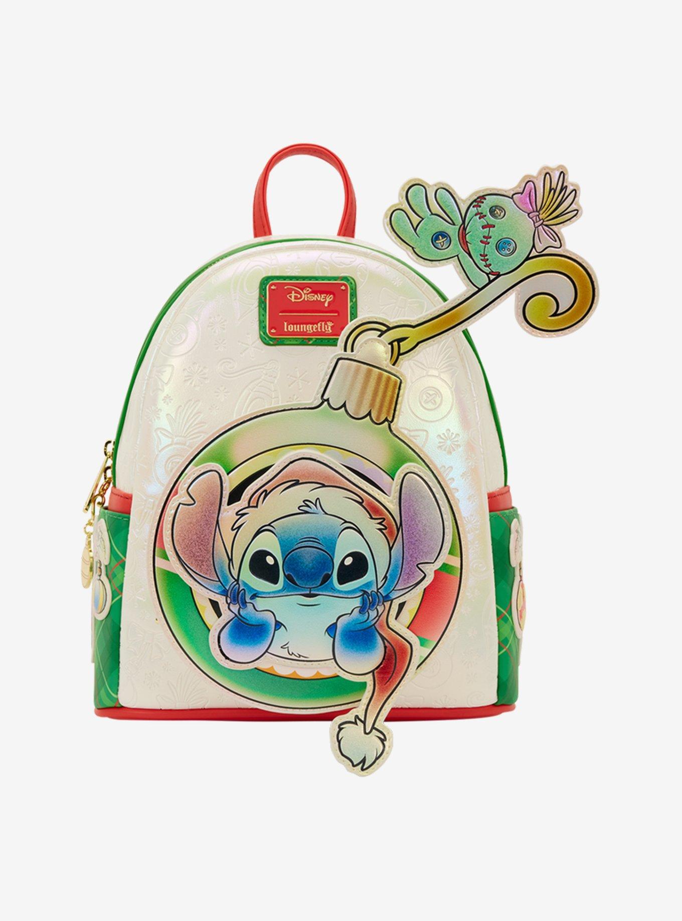 Loungefly Disney Lilo & Stitch Scrump & Stitch Ornament Iridescent Mini Backpack, , hi-res