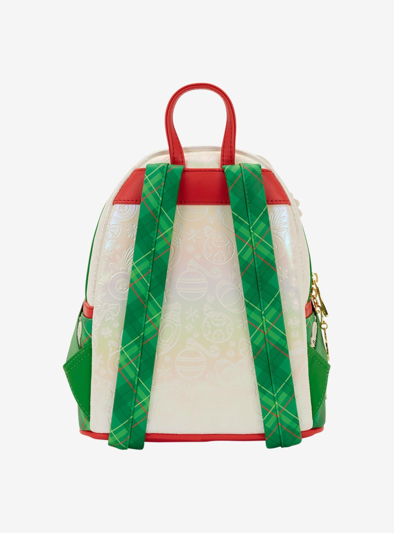 Loungefly Disney Lilo & Stitch Scrump & Stitch Ornament Iridescent Mini Backpack