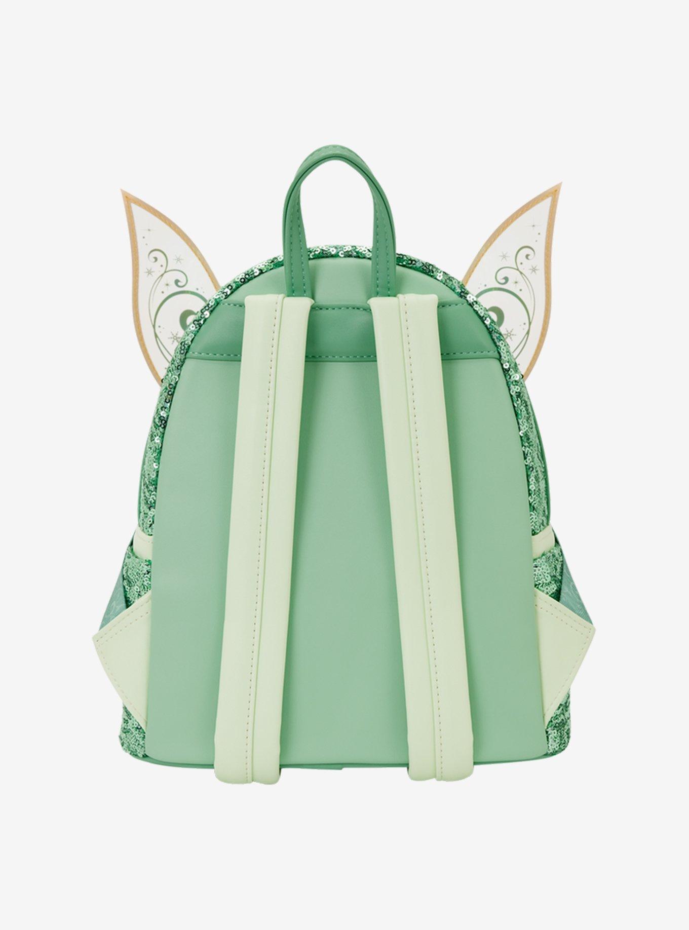 Loungefly Disney Peter Pan Tinker Bell Holiday Sequin Figural Mini Backpack, , hi-res
