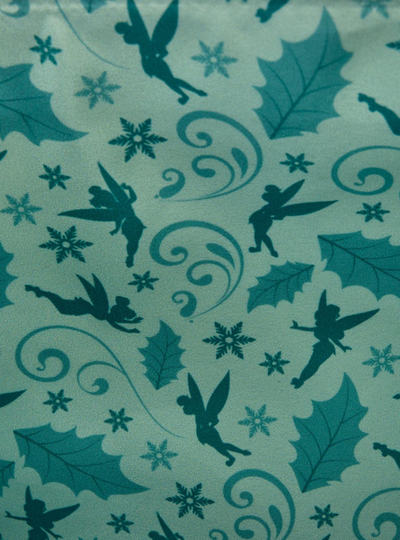 Loungefly Disney Peter Pan Tinker Bell Holiday Sequin Charm Crossbody Bag, , alternate