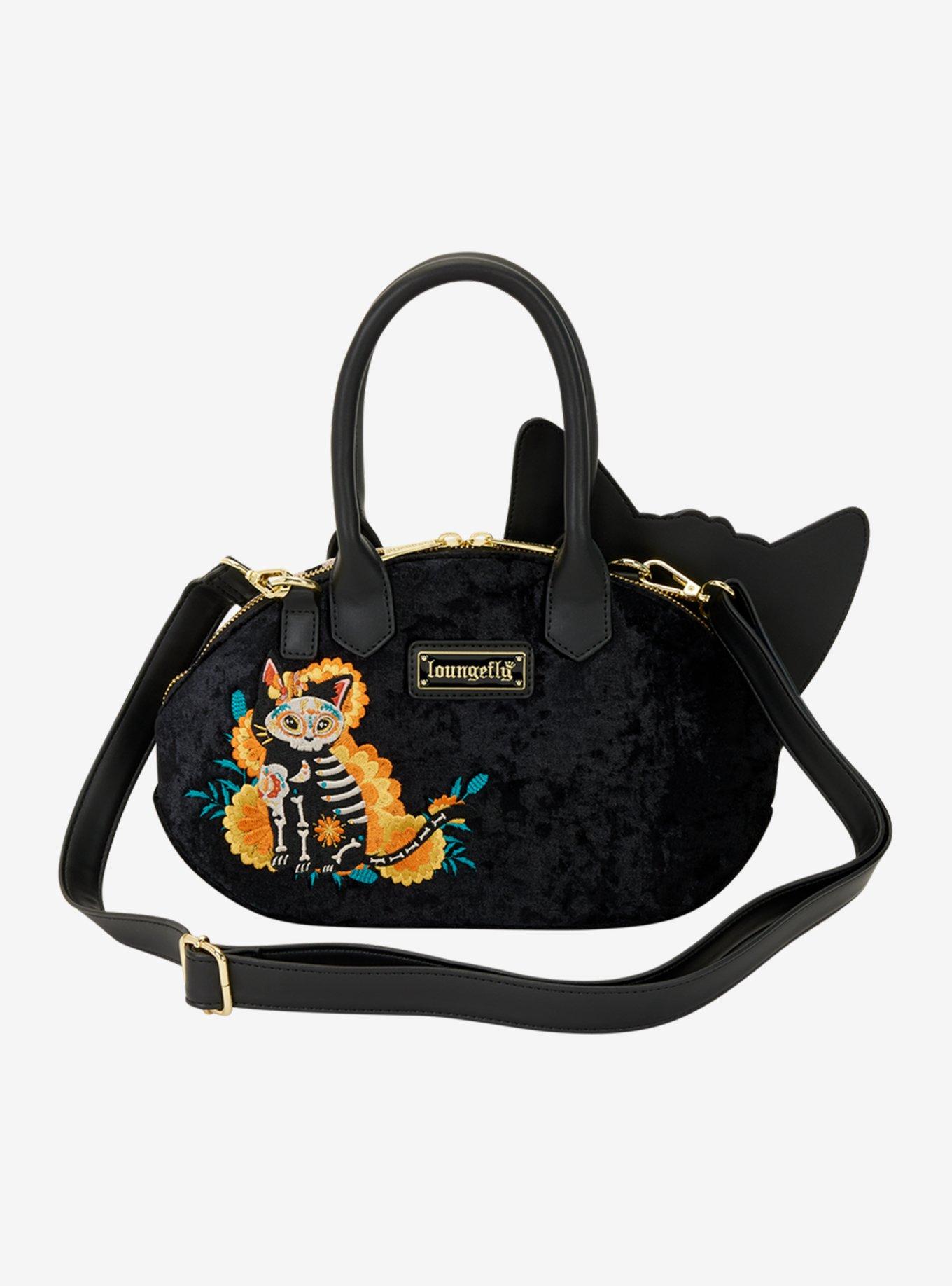 Loungefly Día de los Muertos Cat Alebrije Figural Crossbody Bag