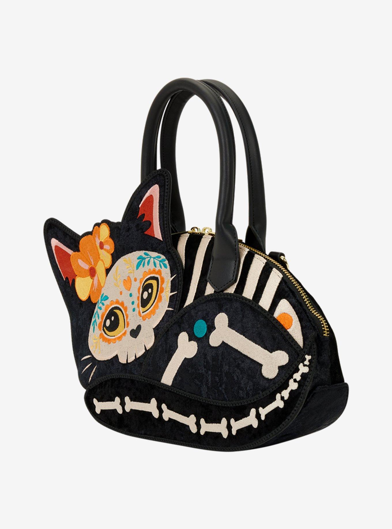 Loungefly D&iacute;a de los Muertos Cat Alebrije Figural Crossbody Bag, , alternate
