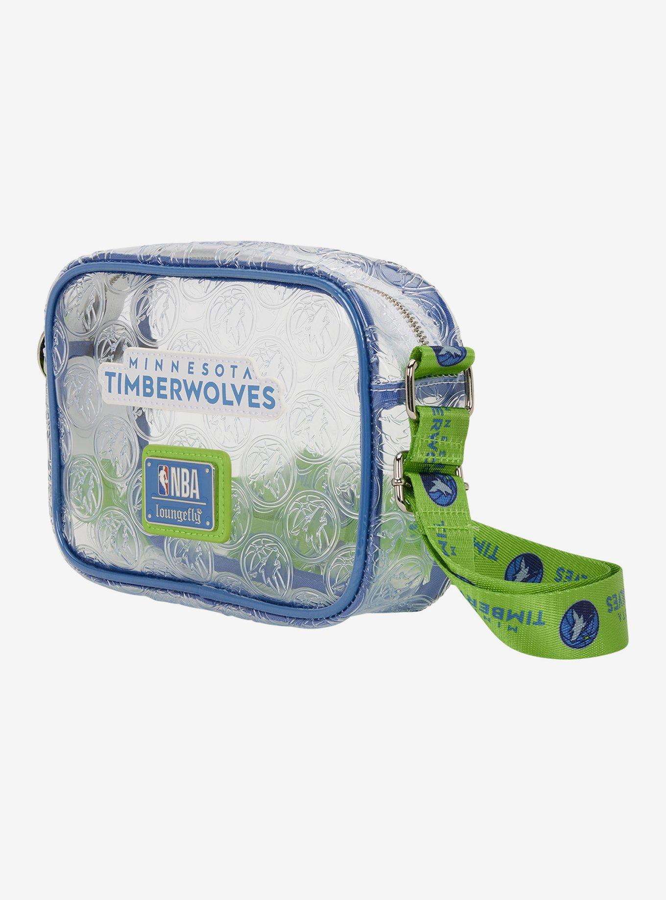 Loungefly NBA Minnesota Timberwolves Clear Crossbody Bag, , alternate