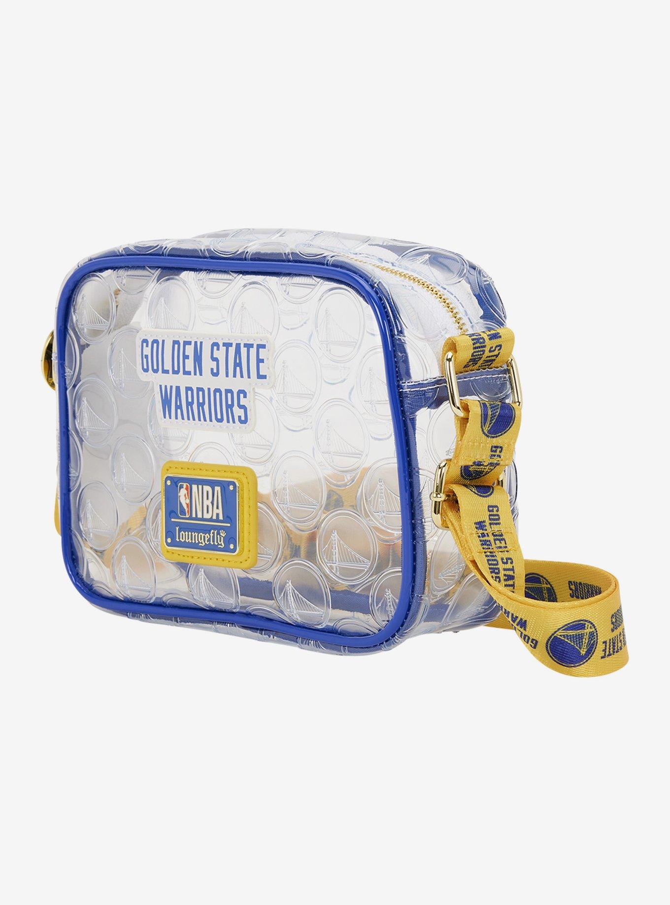 Loungefly NBA Golden State Warriors Clear Crossbody Bag, , alternate