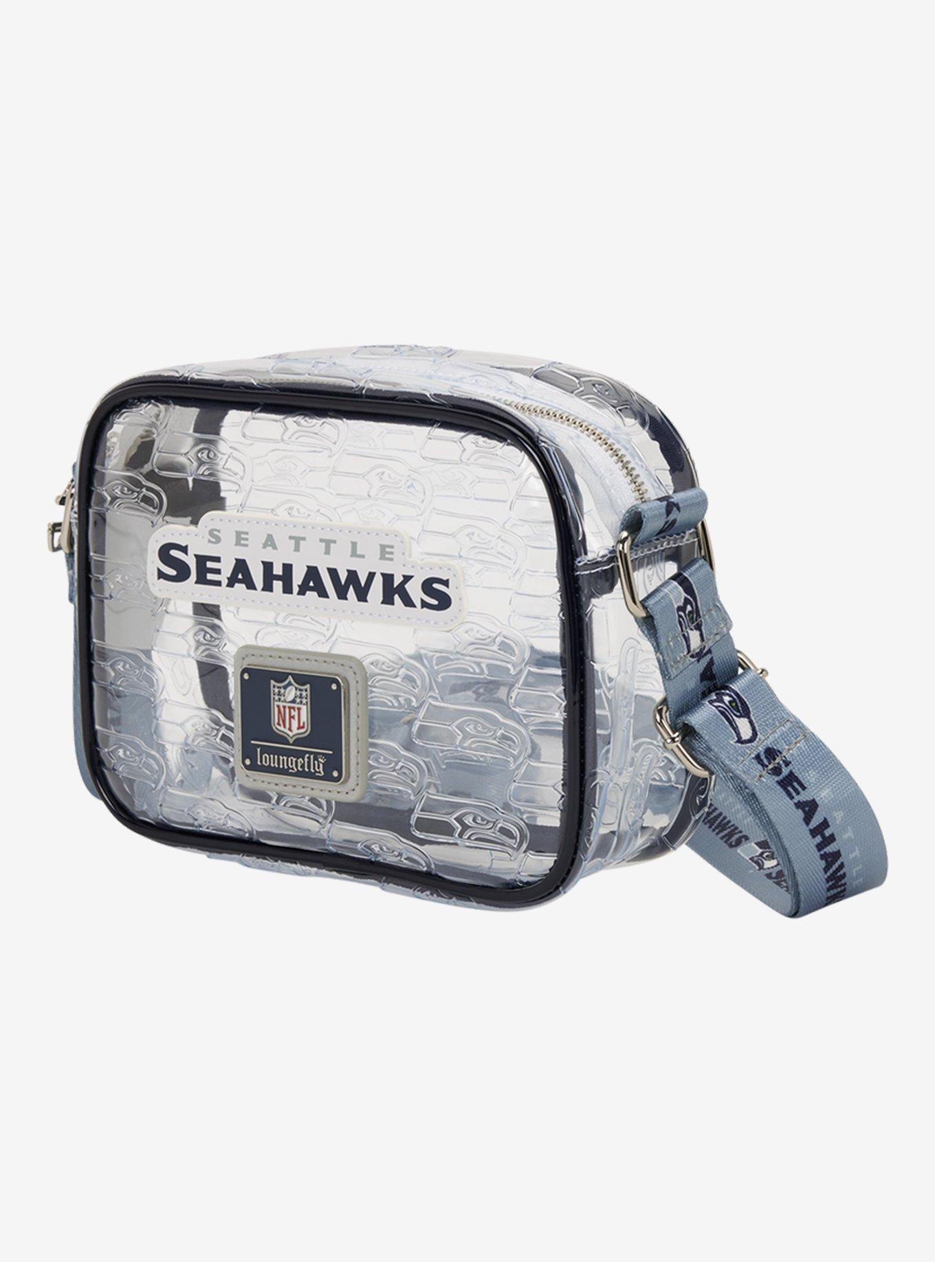 Loungefly NFL Seattle Seahawks Clear Crossbody Bag, , alternate