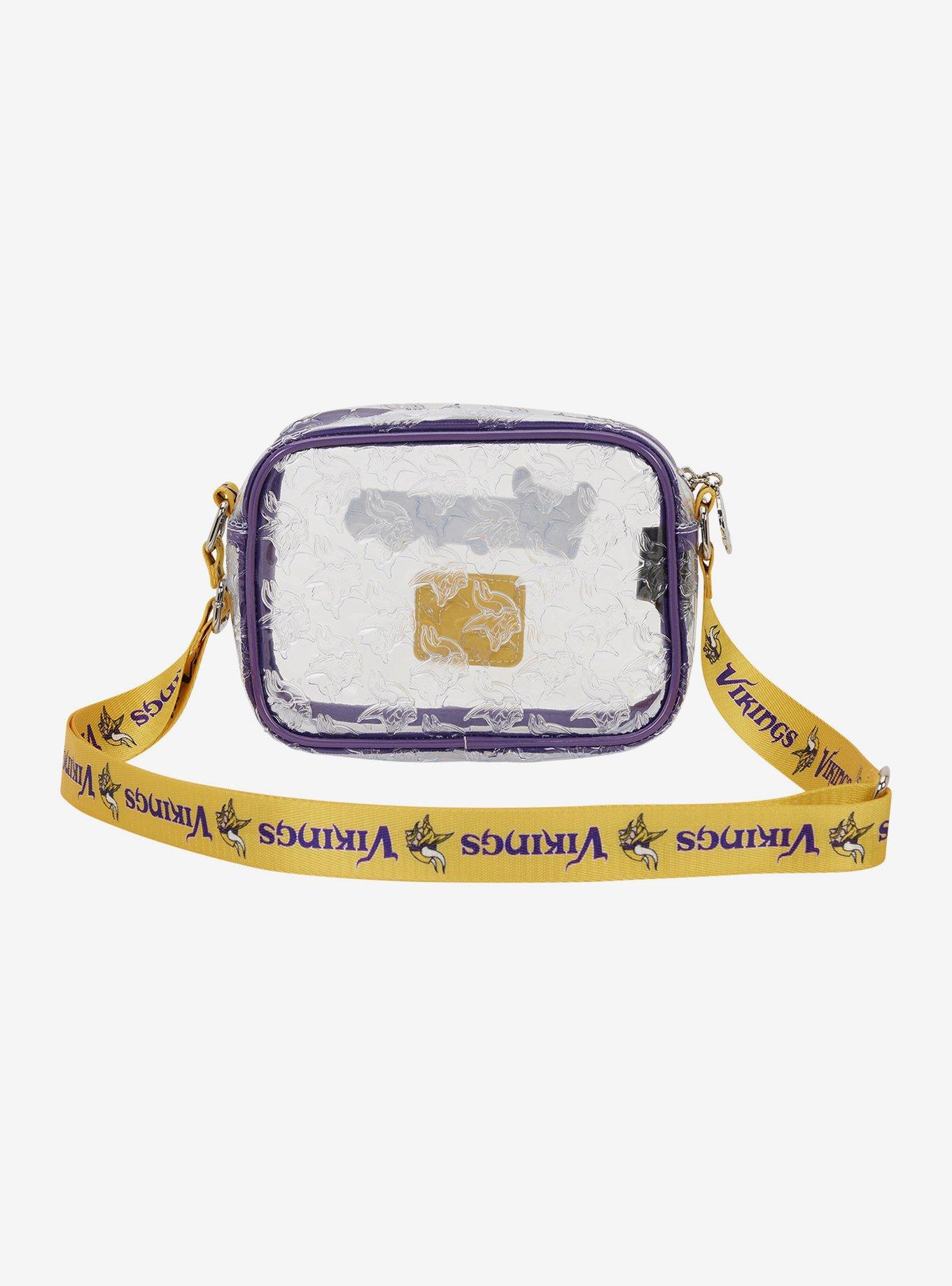 Loungefly NFL Minnesota Vikings Clear Crossbody Bag, , hi-res