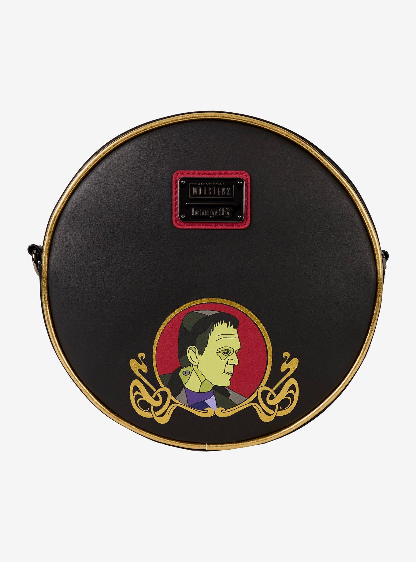 Loungefly Universal Monsters The Bride of Frankenstein Stained Glass Portrait Crossbody Bag