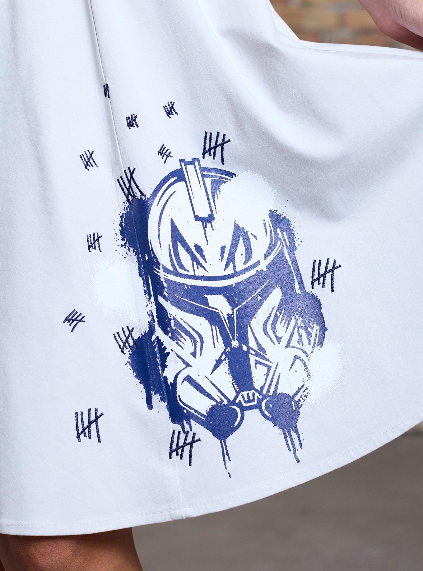 Her Universe Star Wars Captain Rex Retro Dress Her Universe Exclusive, MULTI, alternate - view 4