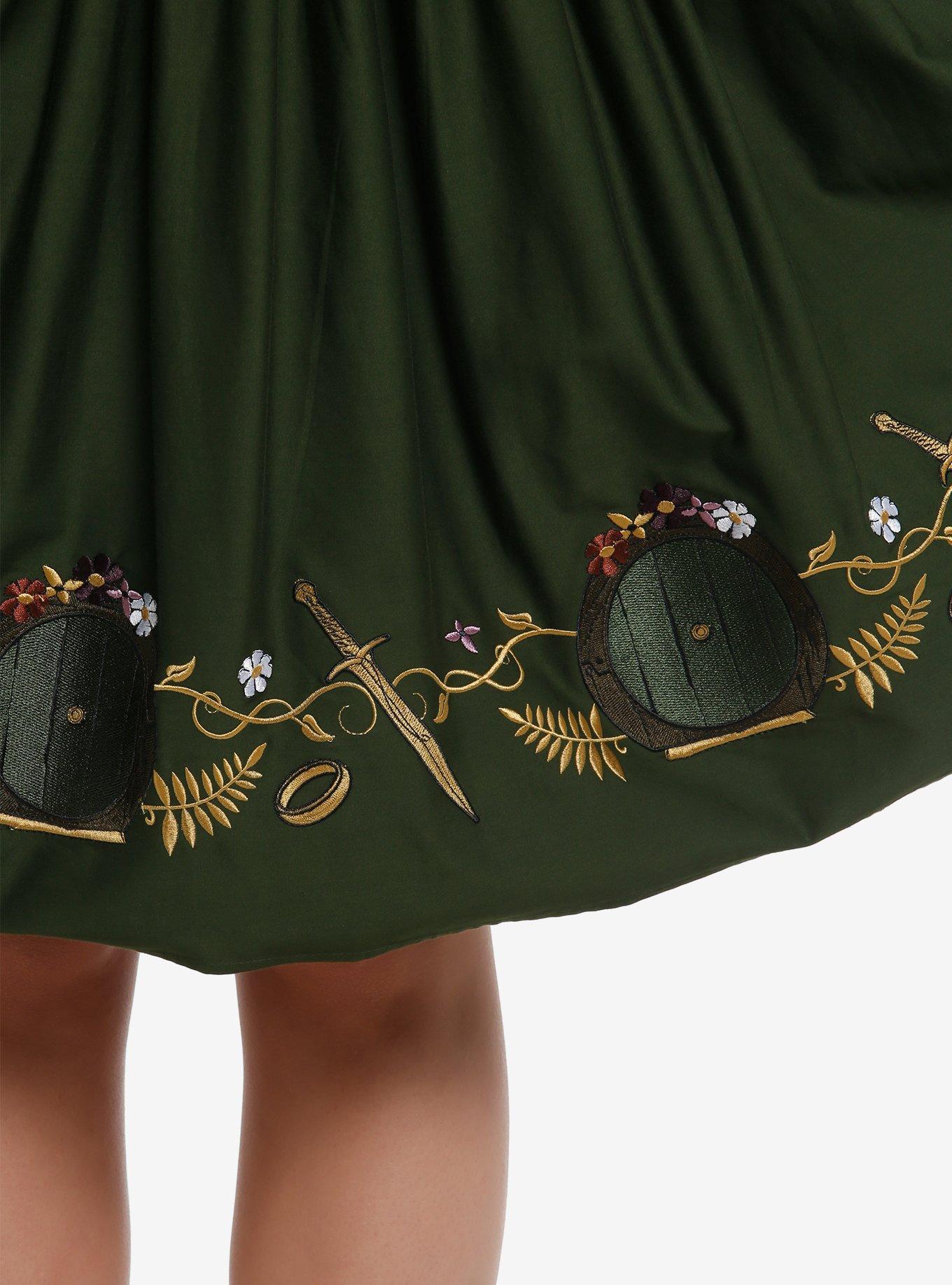 Her Universe The Lord Of The Rings Hobbit Retro Skirt Her Universe Exclusive, MULTI, alternate