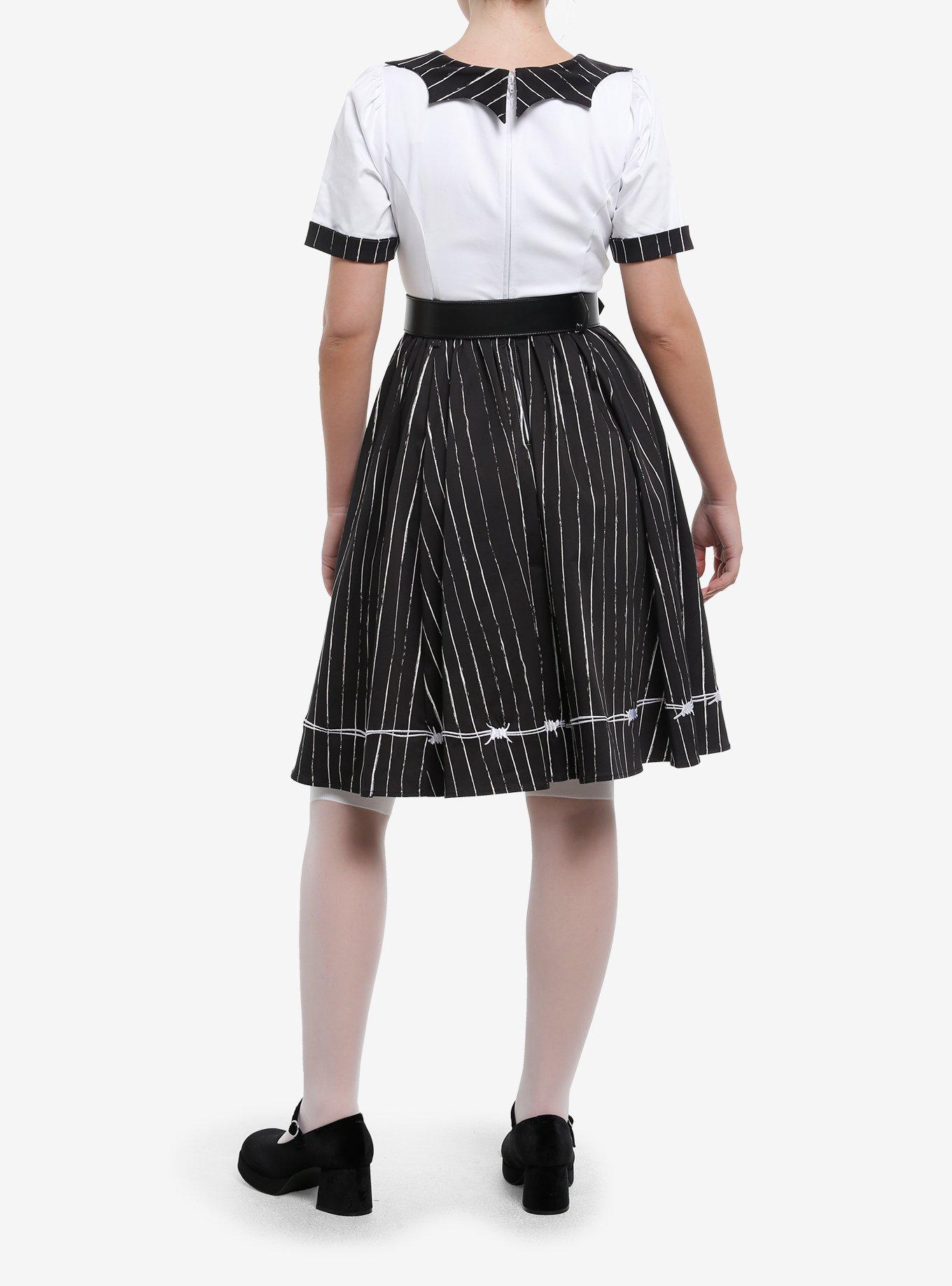 Her Universe The Nightmare Before Christmas Jack Skellington Retro Dress Her Universe Exclusive, BLACK  WHITE, alternate