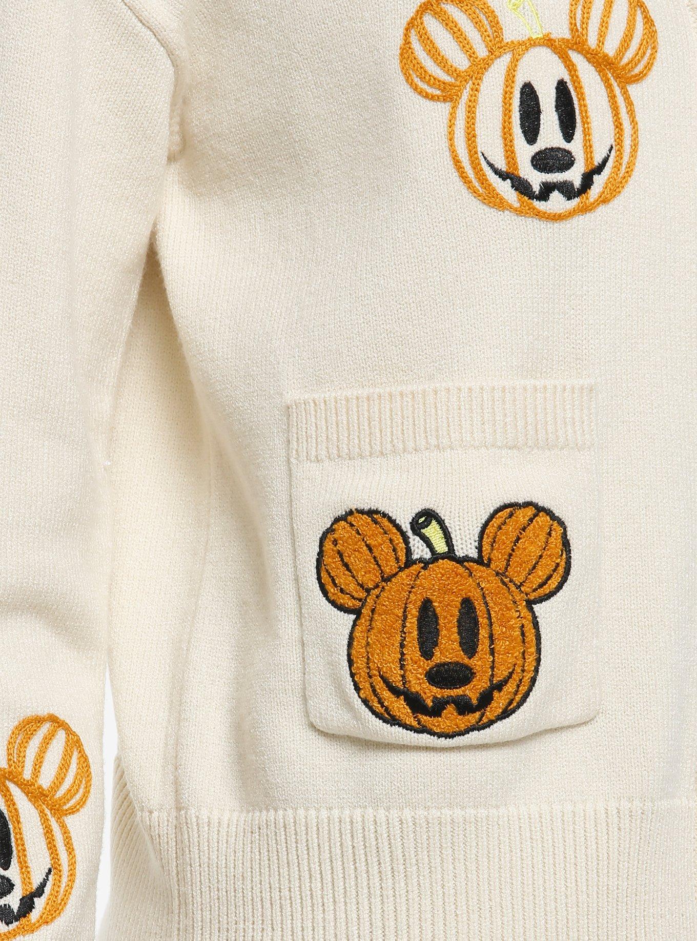 Her Universe Disney Halloween Mickey Mouse Pumpkin Cardigan Her Universe Exclusive, MULTI, alternate - view 4