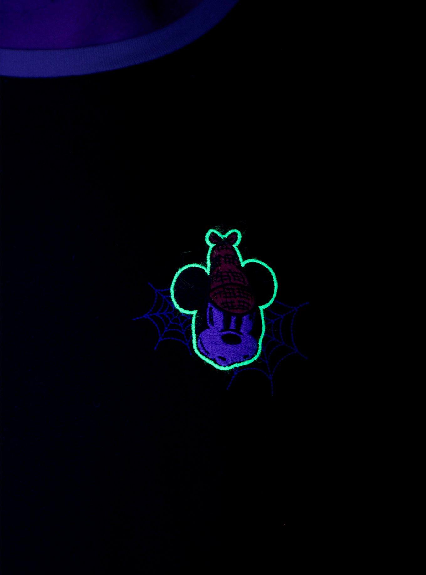 Our Universe Disney Mickey Mouse & Friends Halloween Glow-In-The-Dark Long-Sleeve T-Shirt Our Universe Exclusive, MULTI, alternate