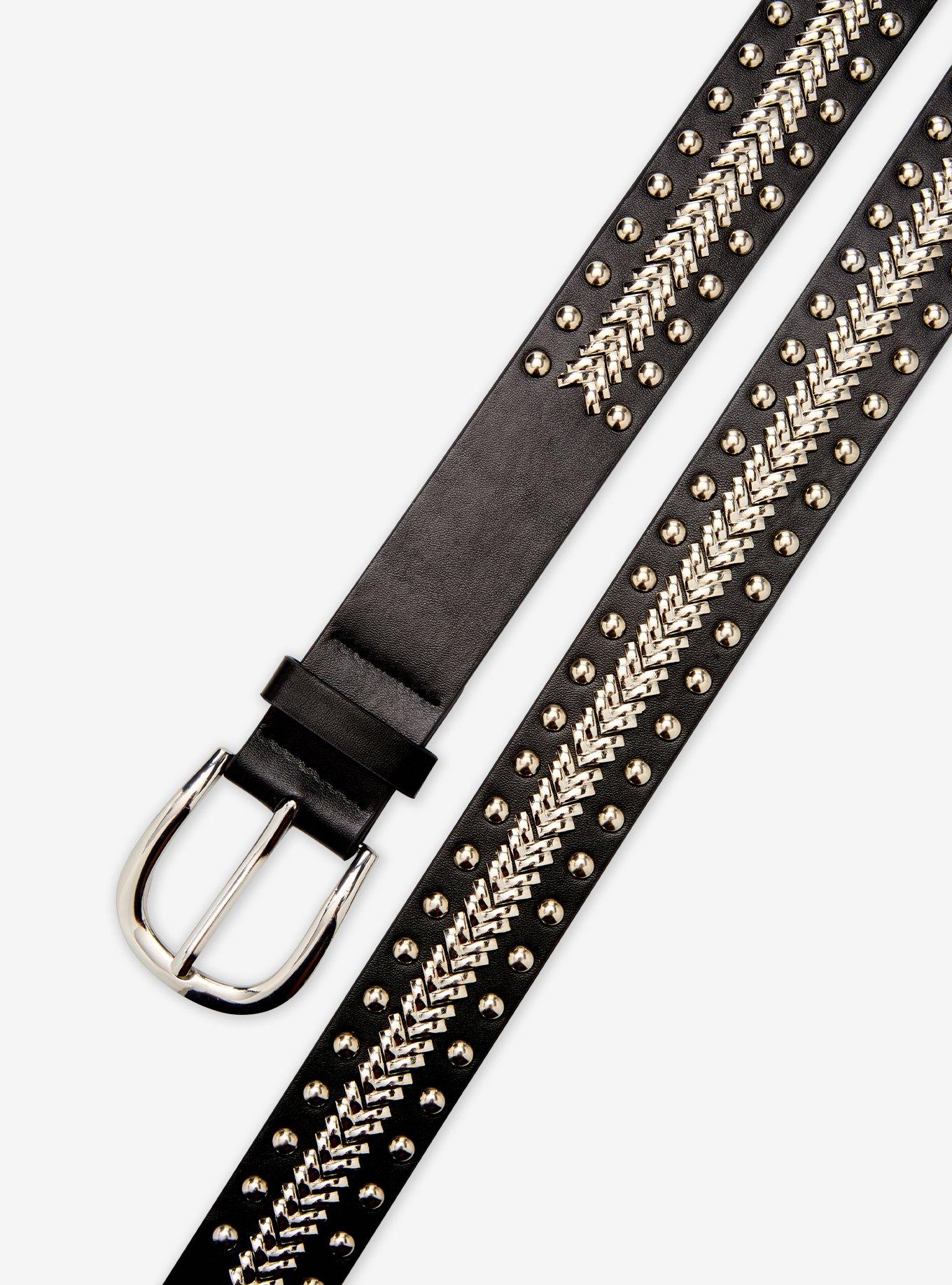 Black Arrow Stud Belt, , hi-res