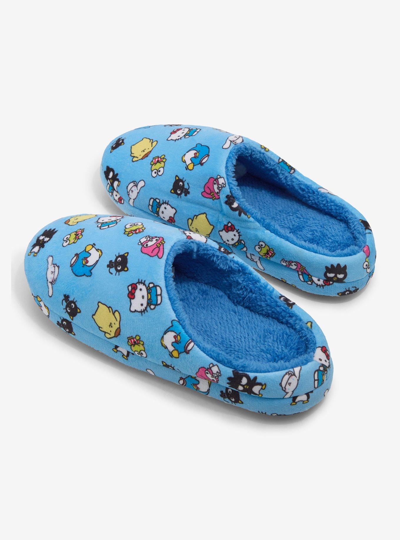 Hello Kitty And Friends Allover Print Plush Slippers, MULTI, alternate