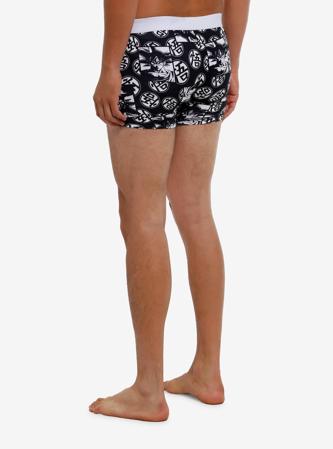 Dragon Ball Z Goku Black & White Boxer Briefs, , hi-res