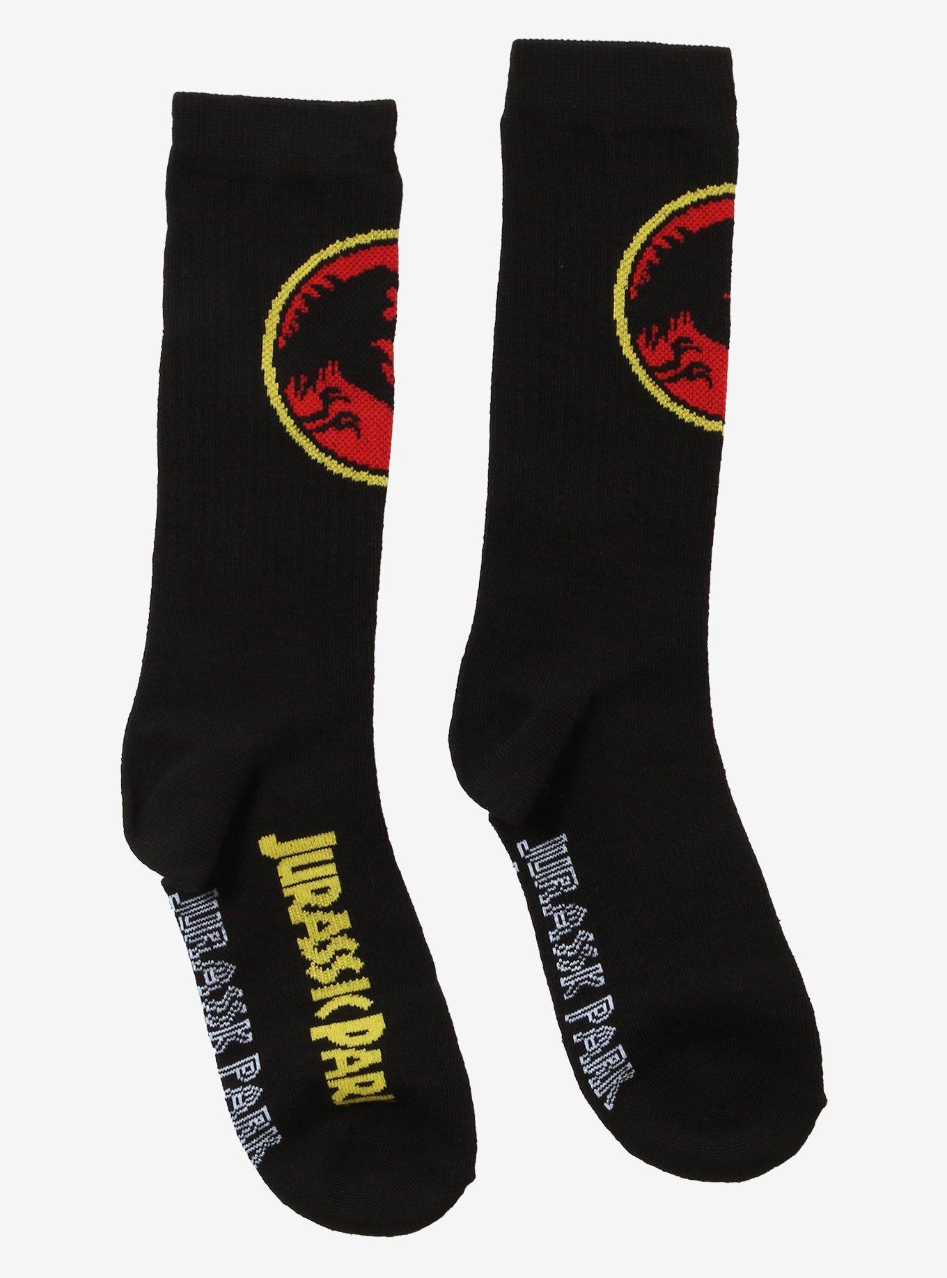 Jurassic Park Classic Logo Crew Socks, , hi-res
