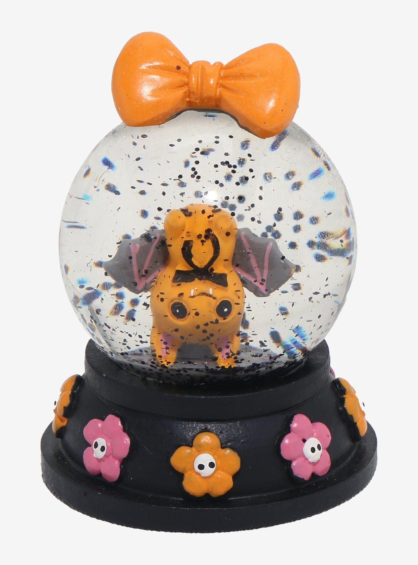 Creepy Cuties Orange Bat Mini Snow Globe, , hi-res