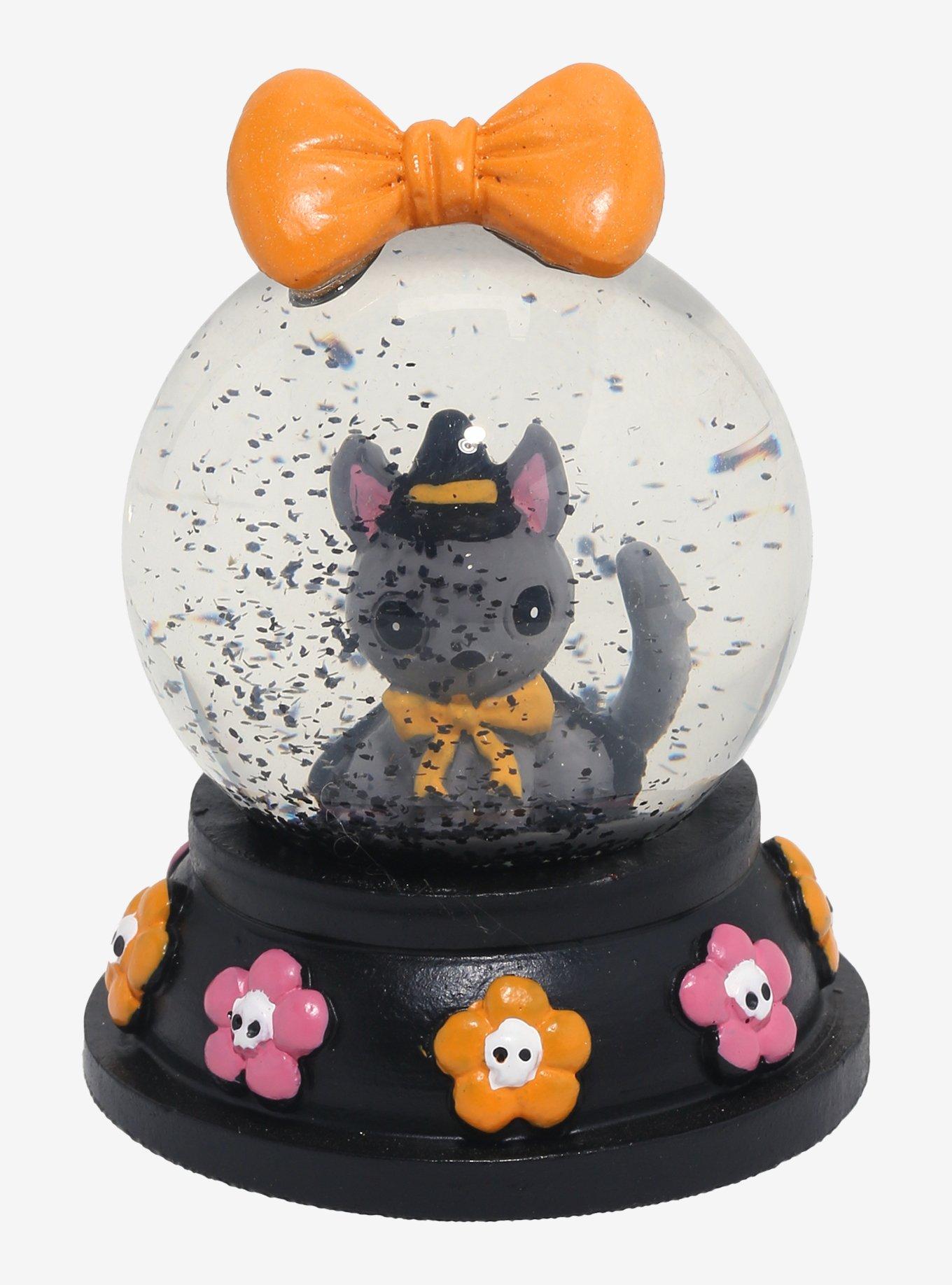 Creepy Cuties Witchy Cat Mini Snow Globe, , hi-res