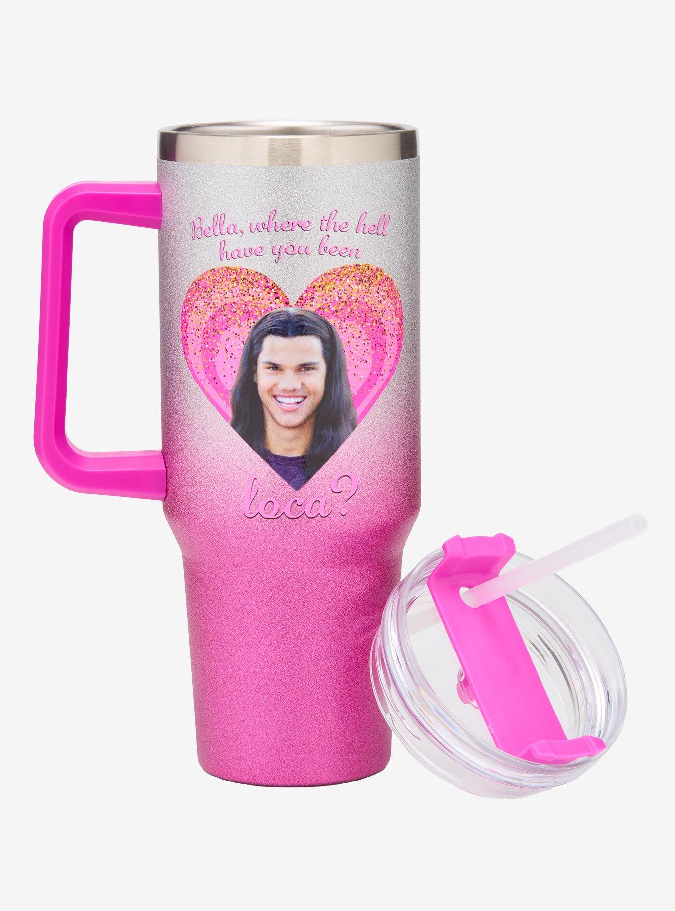 The Twilight Saga Jacob Loca Glitter Stainless Steel Travel Cup, , hi-res