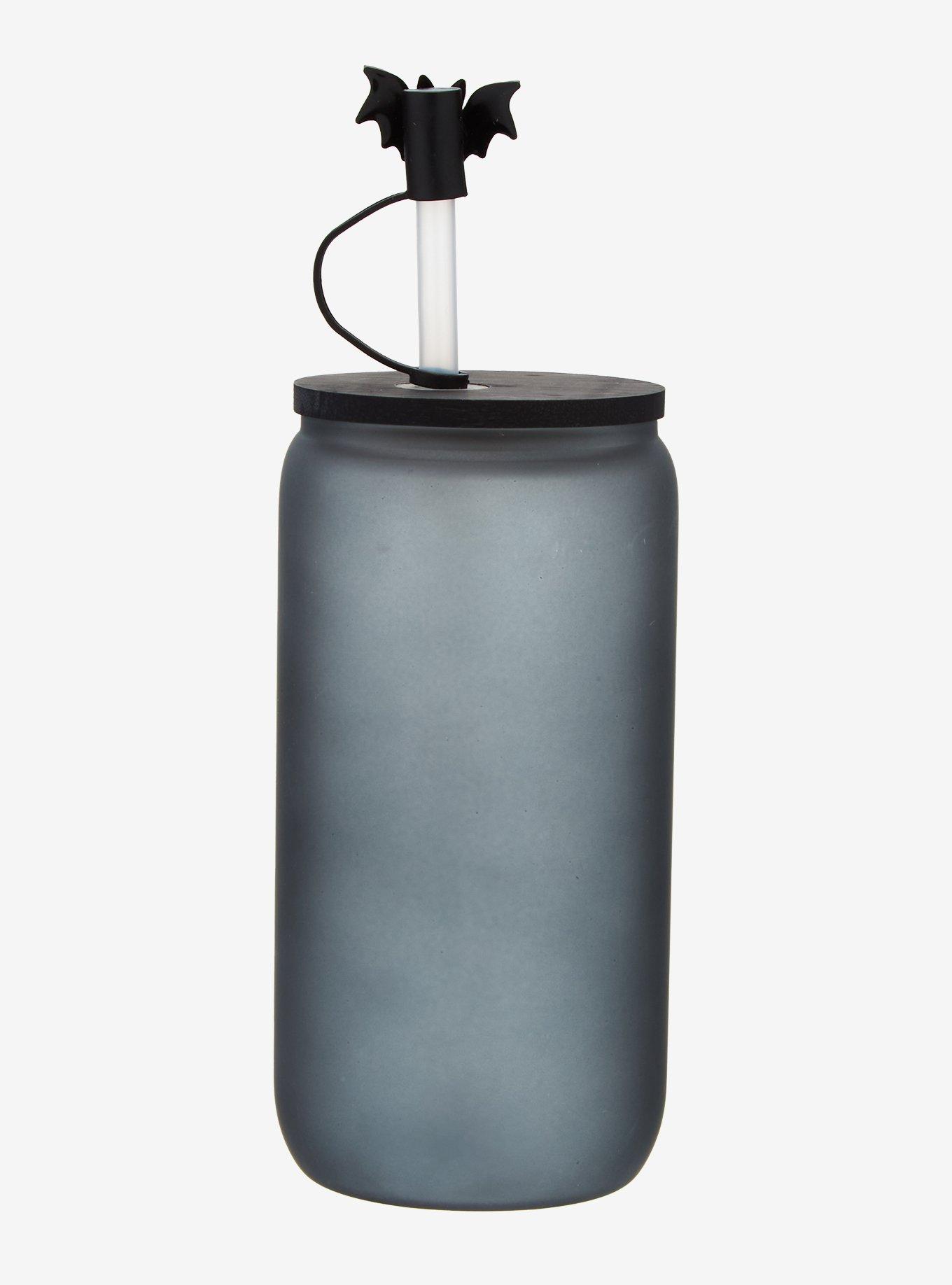 Bat Ray Of Pitch Black Glass Cup, , alternate