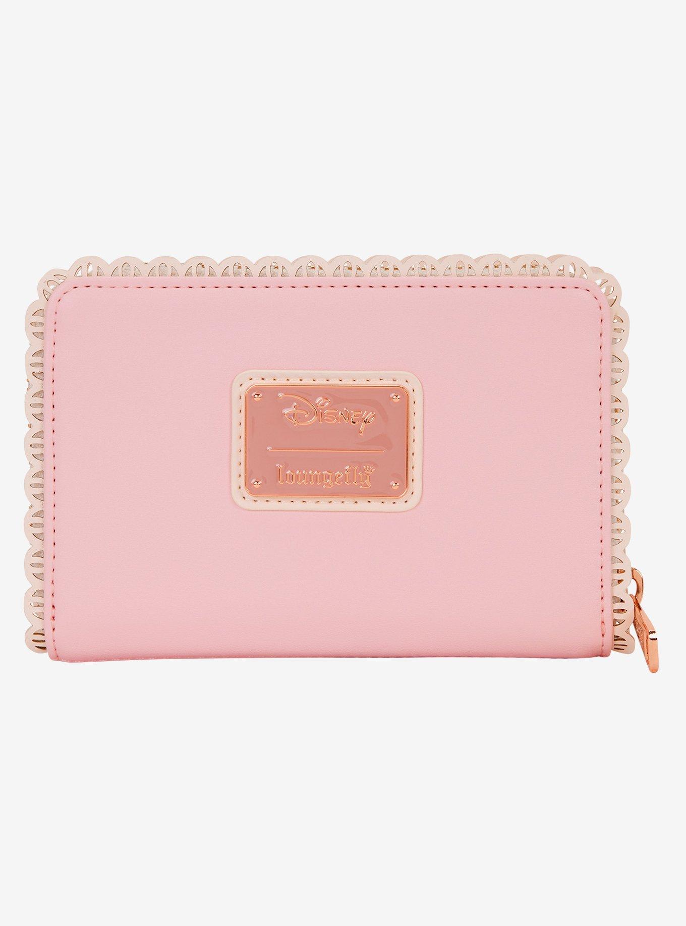 Loungefly Disney Princess Silhouettes Floral Lace Wallet, , hi-res